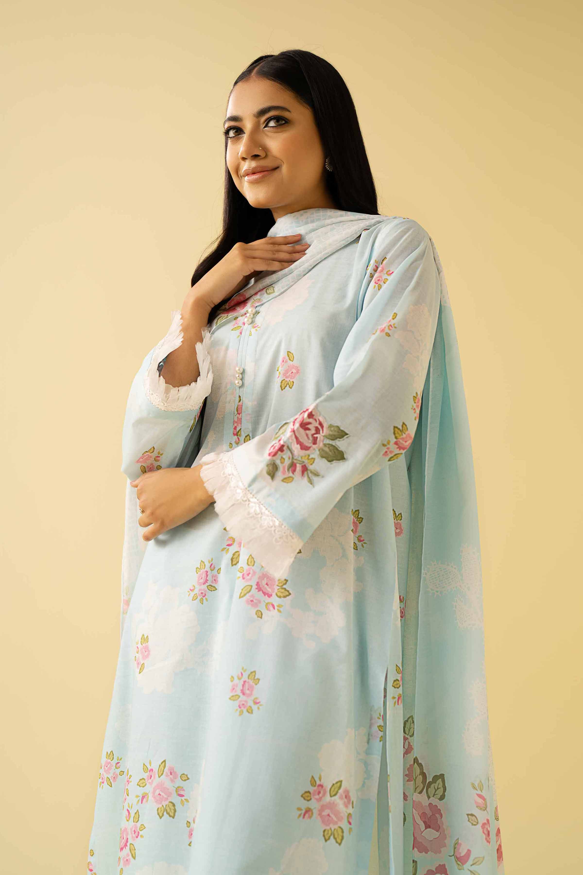 2 Piece - Printed Embroidered Suit - 42401569 - Image 2