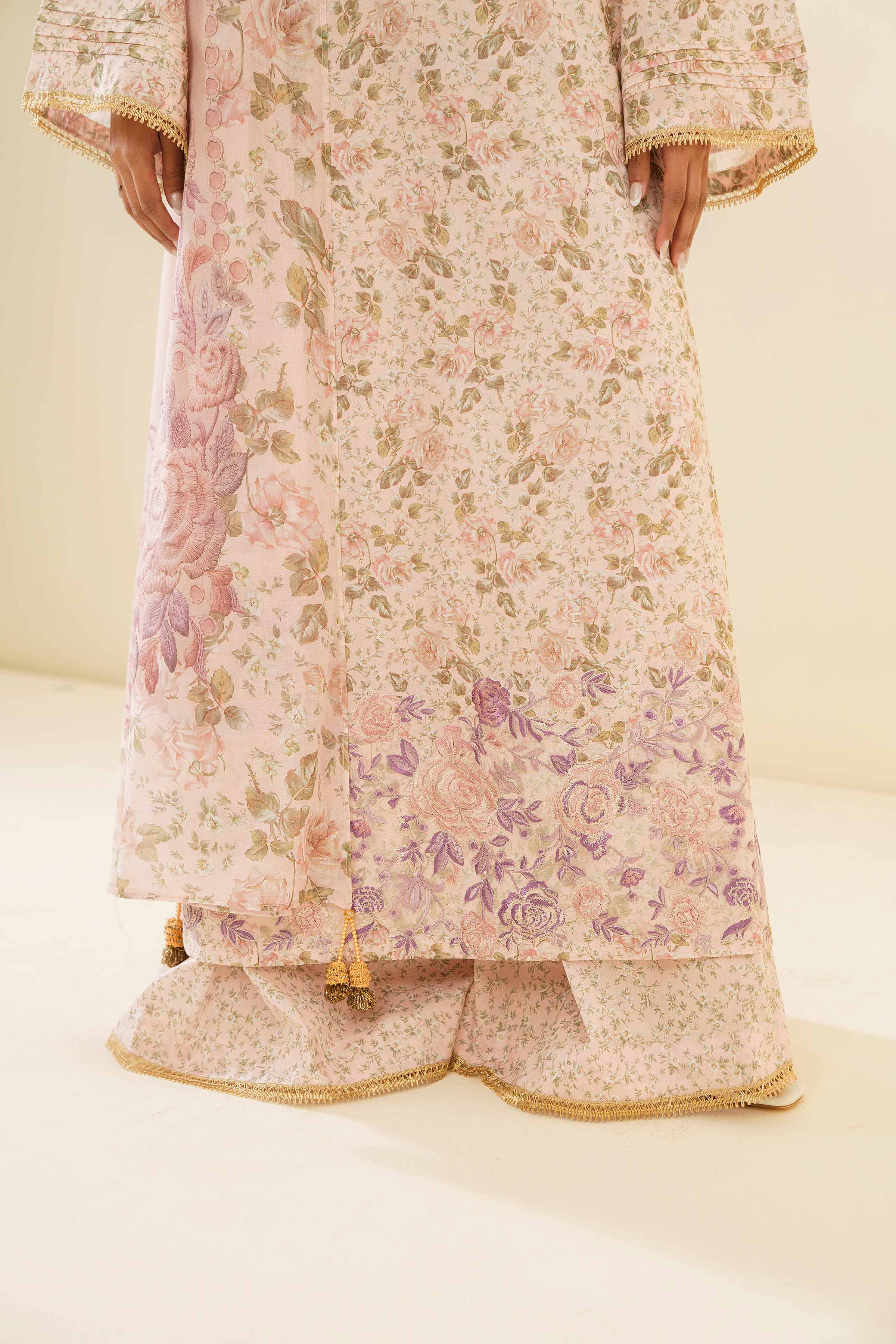 3 Piece - Printed Embroidered Suit - 42401698 - Image 5