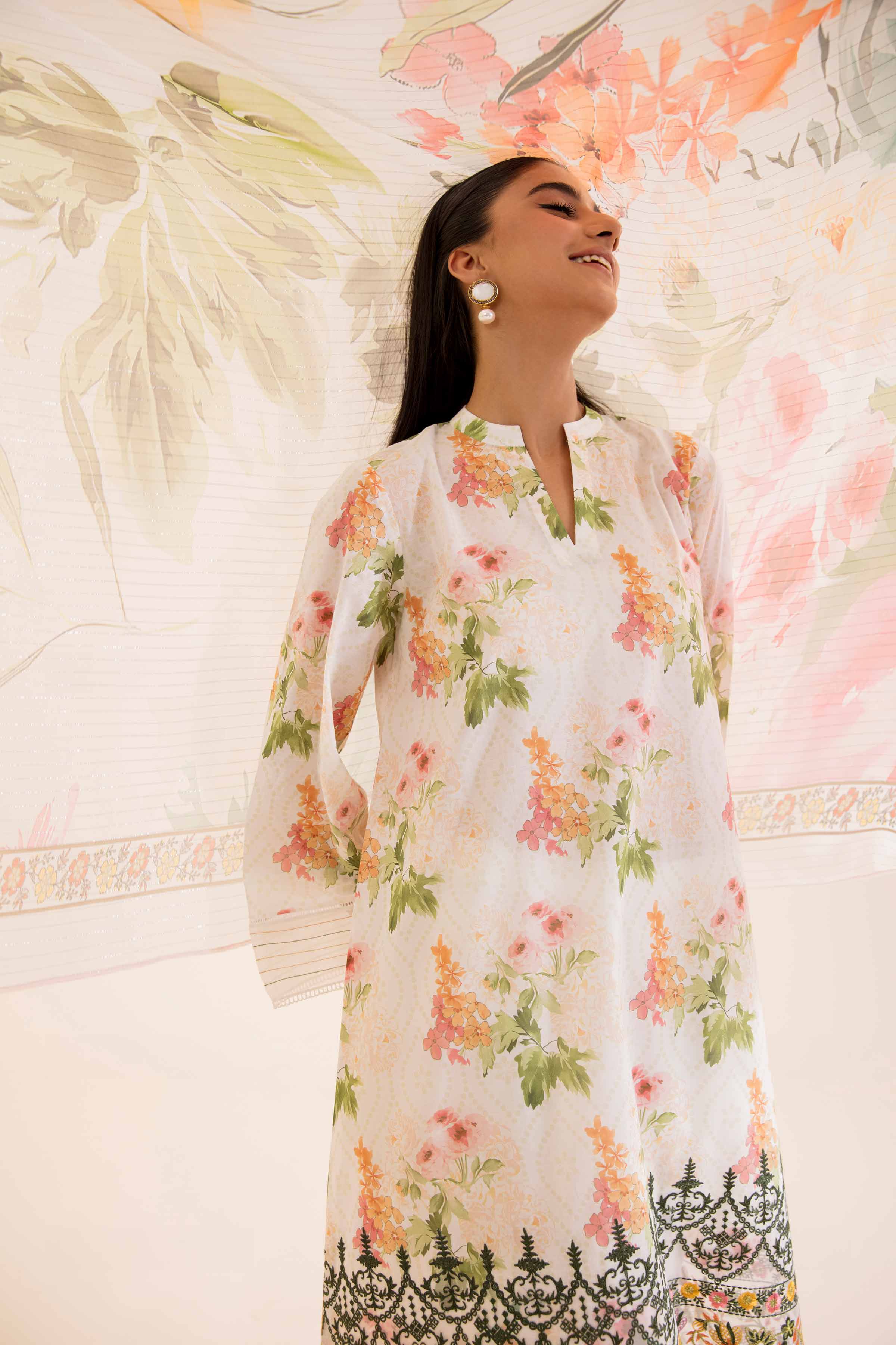 2 Piece - Printed Embroidered Suit - 42401708 - Image 4