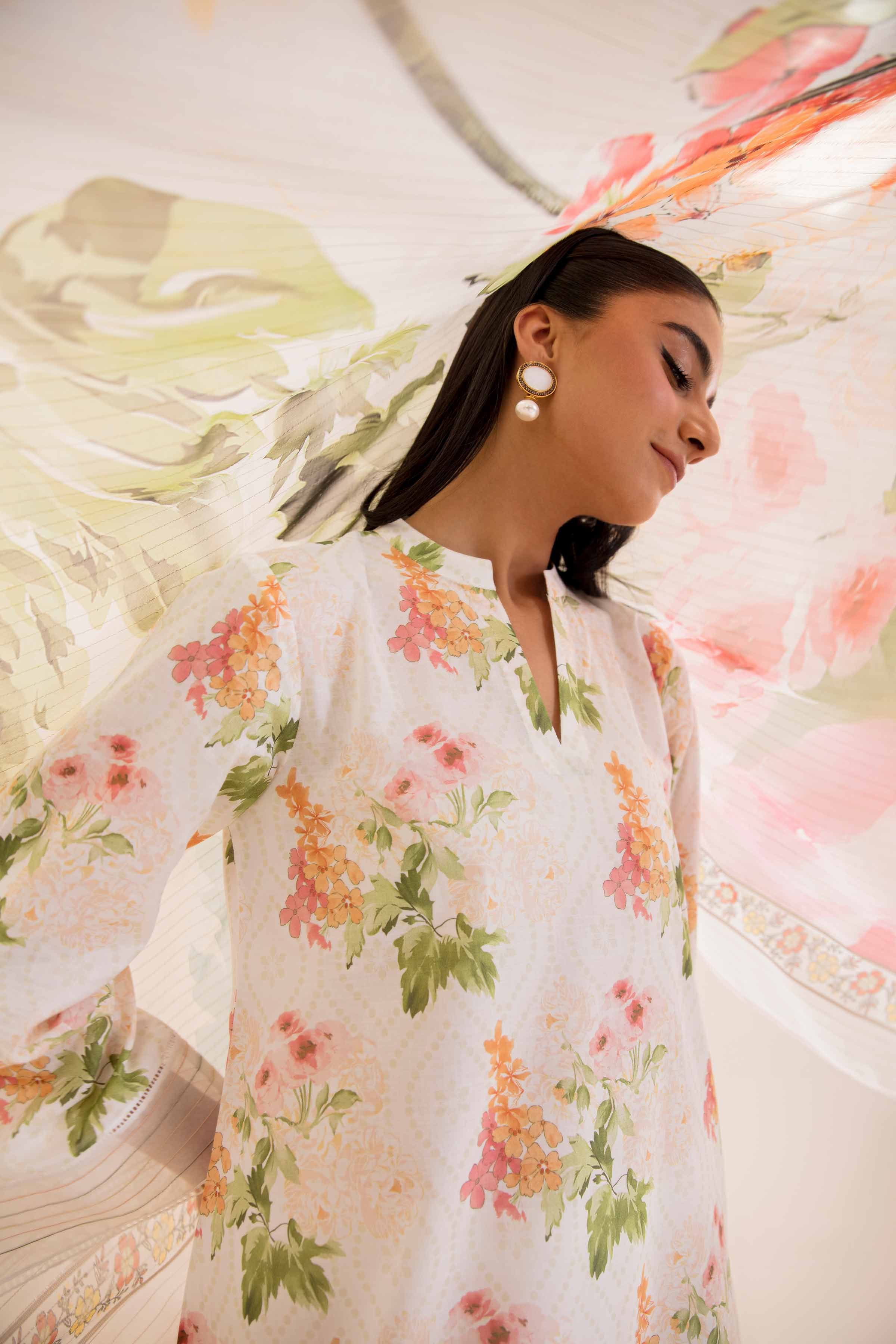 2 Piece - Printed Embroidered Suit - 42401708 - Image 5