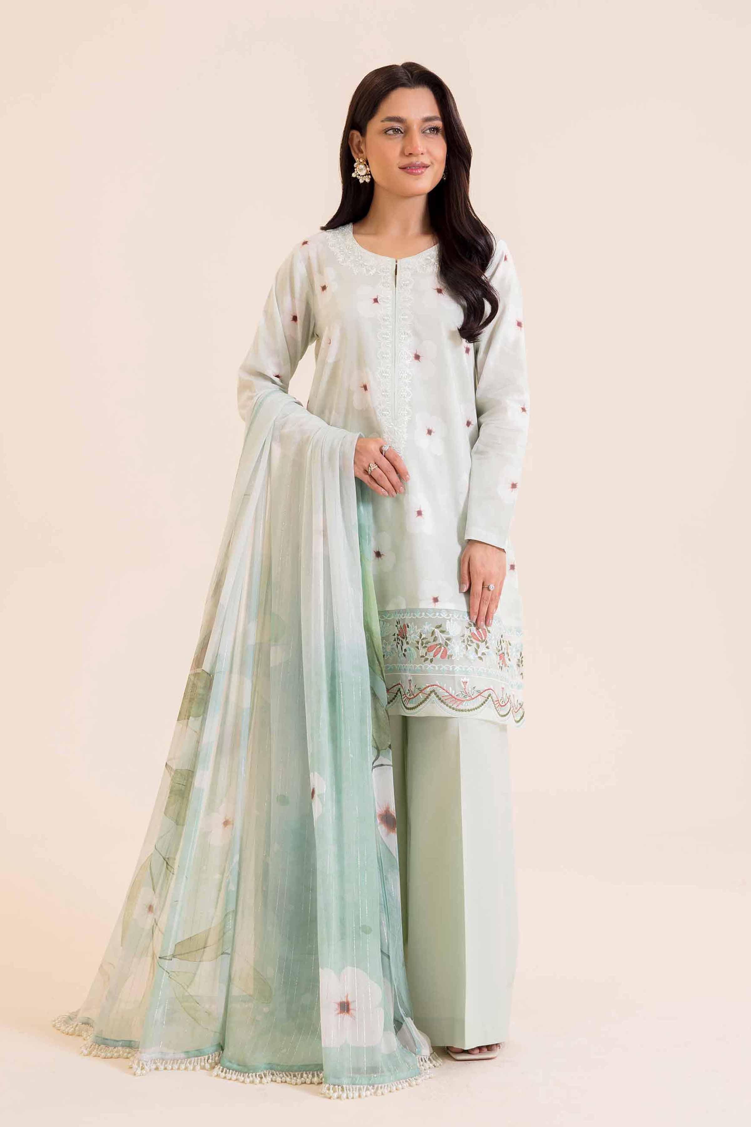 2 Piece - Printed Embroidered Suit - 42401710 - Image 2