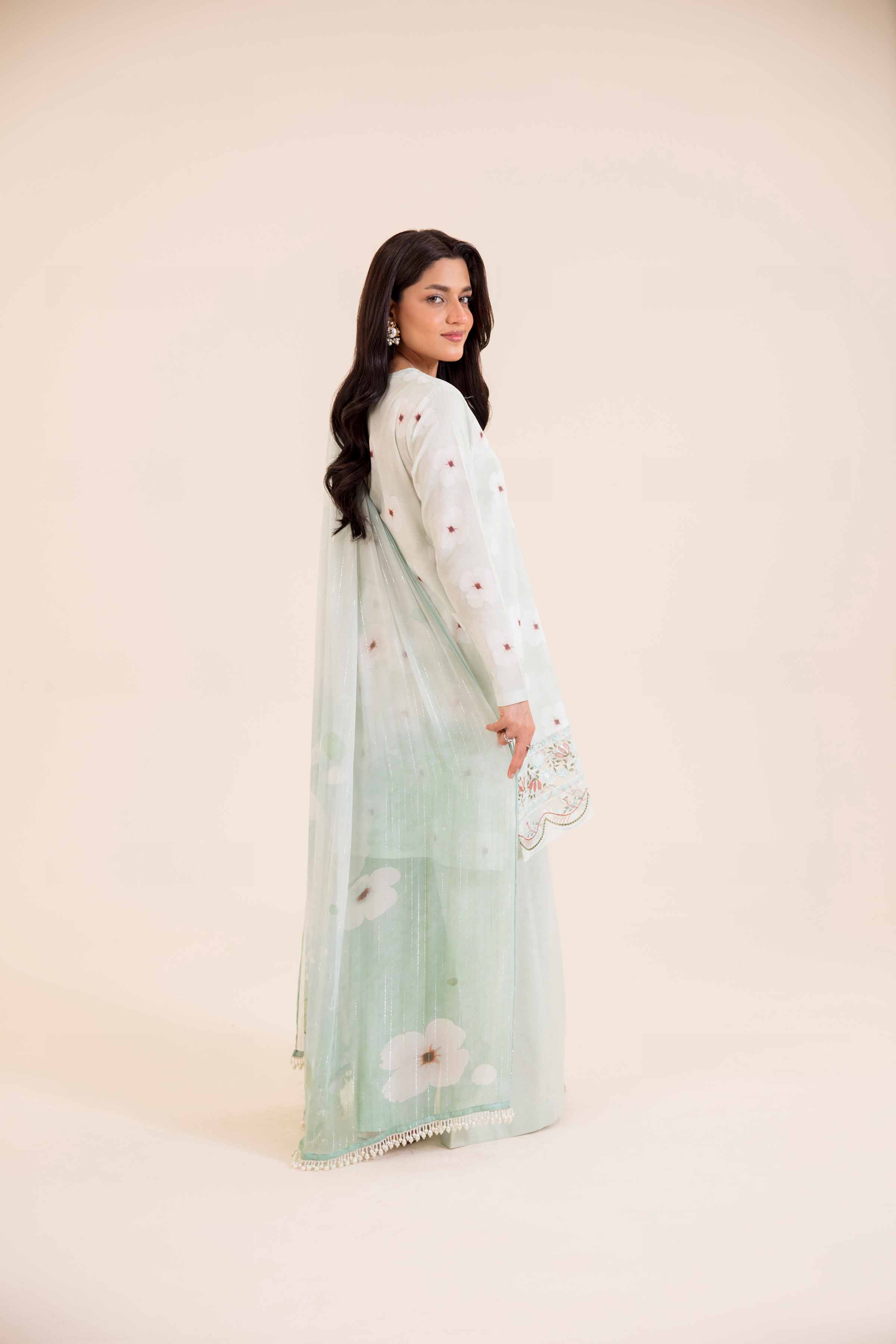 2 Piece - Printed Embroidered Suit - 42401710 - Image 3