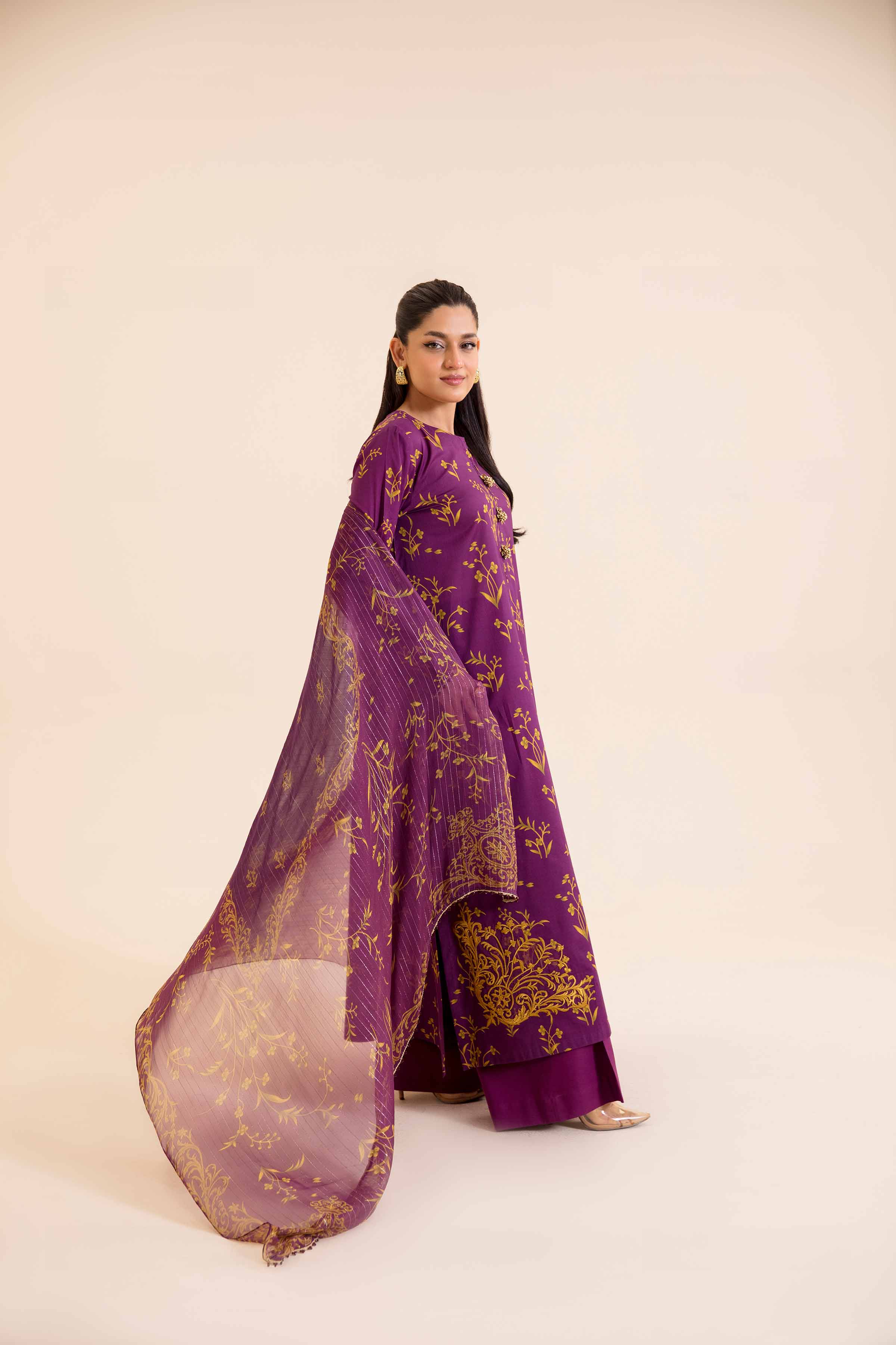2 Piece - Printed Embroidered Suit - 42401715 - Image 5