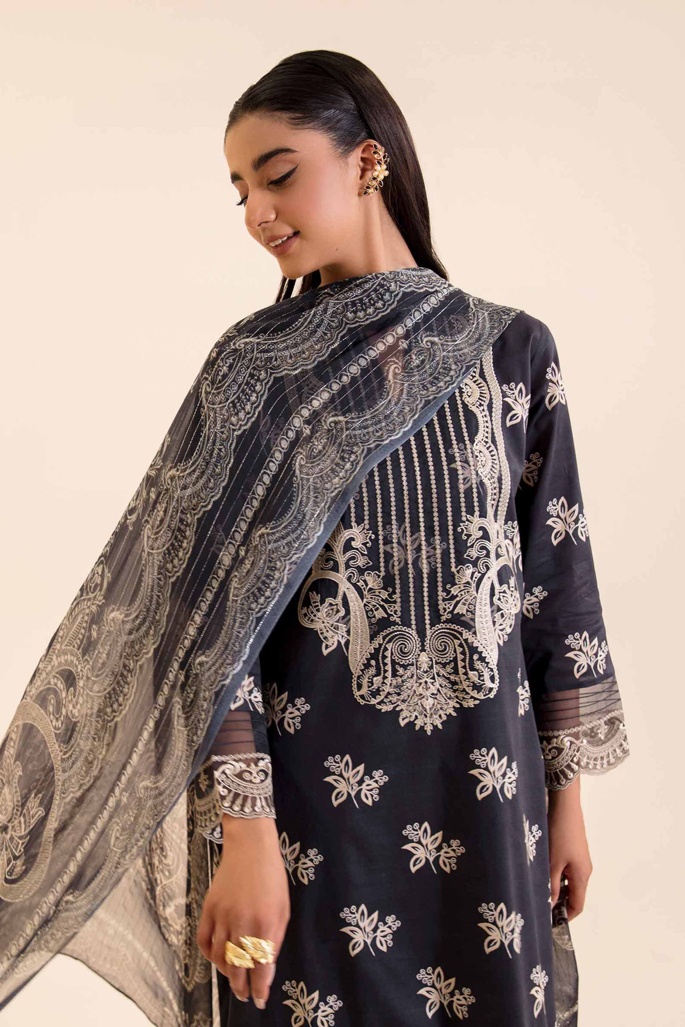 2 Piece - Printed Embroidered Suit - 42401717 - Image 2