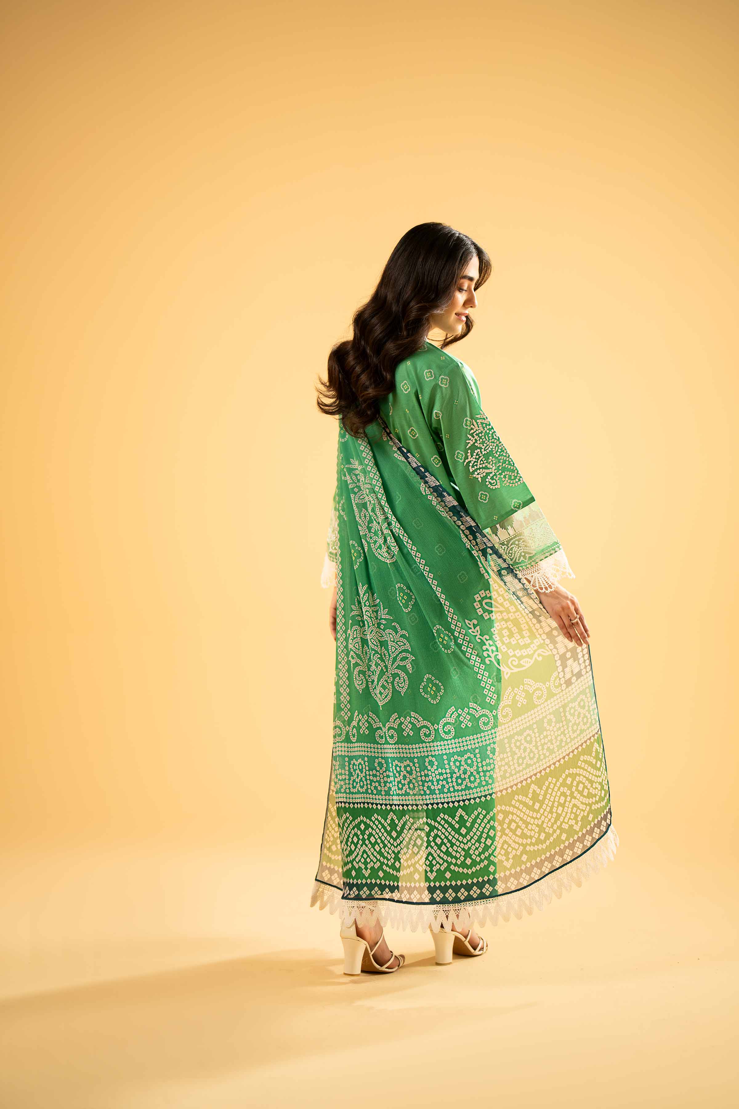 2 Piece - Printed Embroidered Suit - 42401763 - Image 3