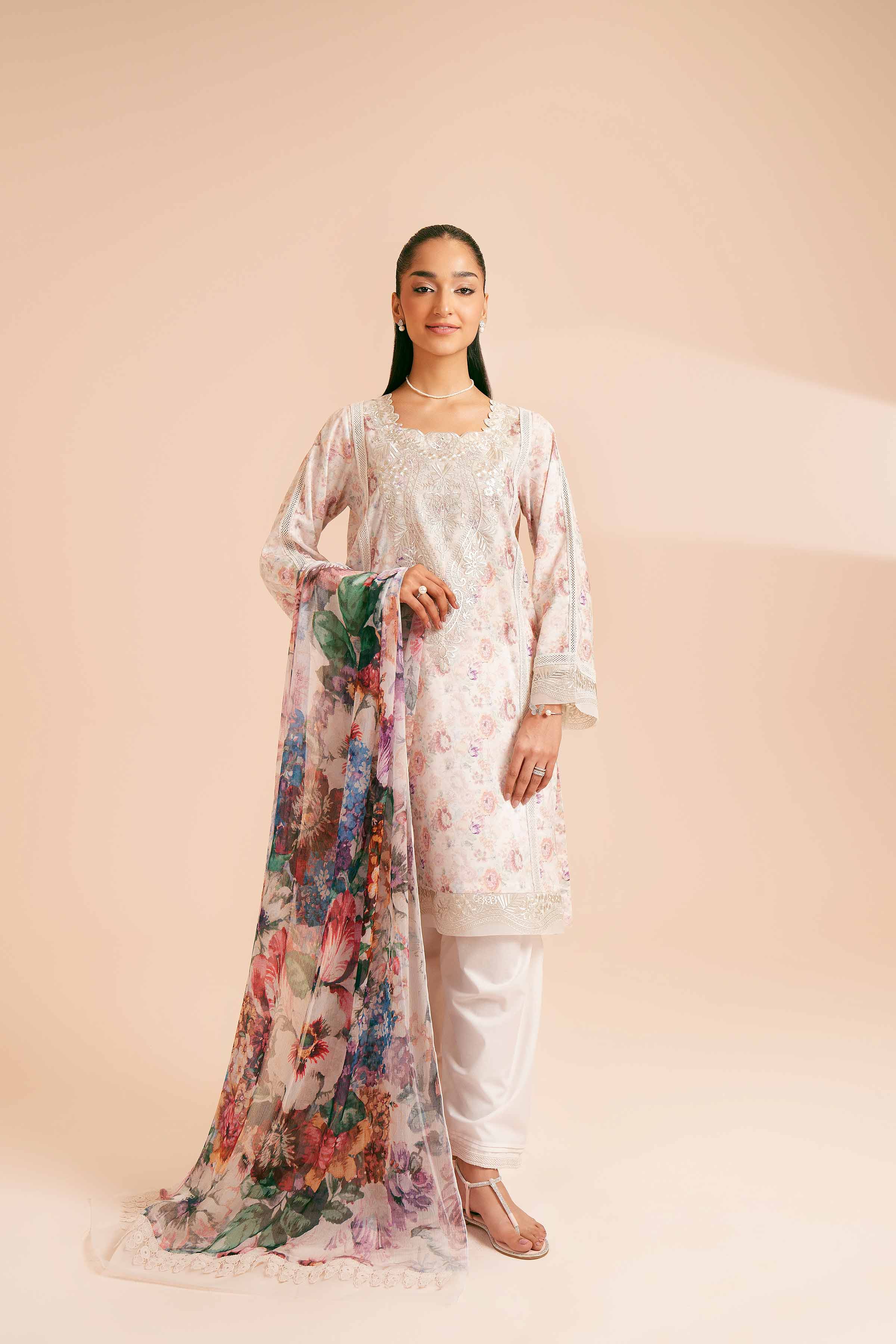 2 Piece - Printed Embroidered Suit - 42401768 - Image 6