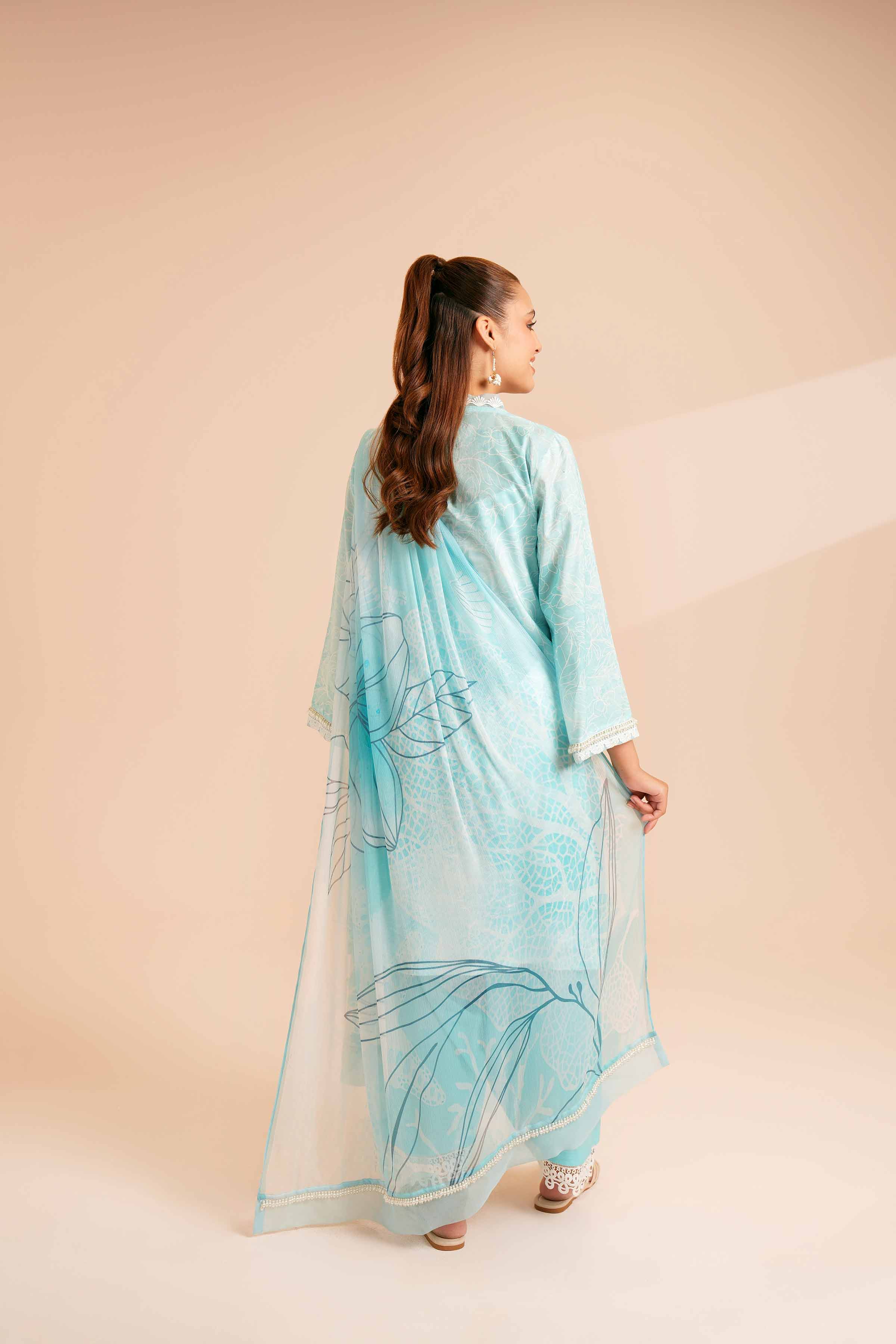 2 Piece - Printed Embroidered Suit - 42401769 - Image 3