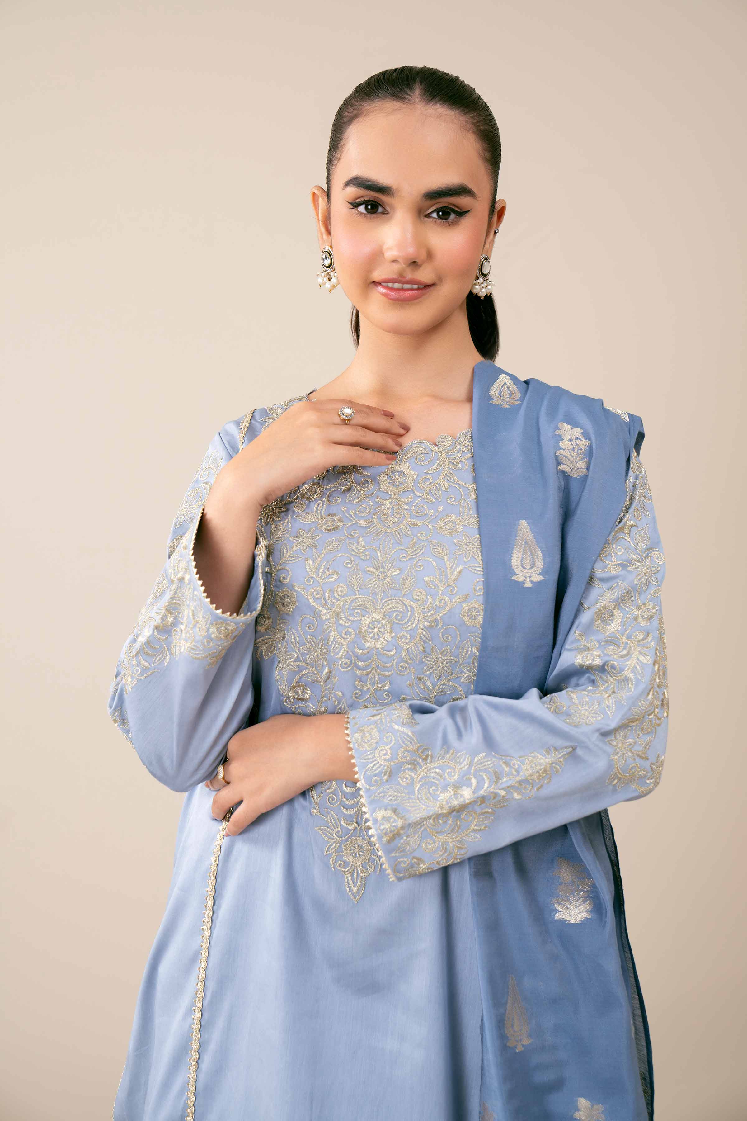 3 Piece - Embroidered Suit - 42401793 - Image 7