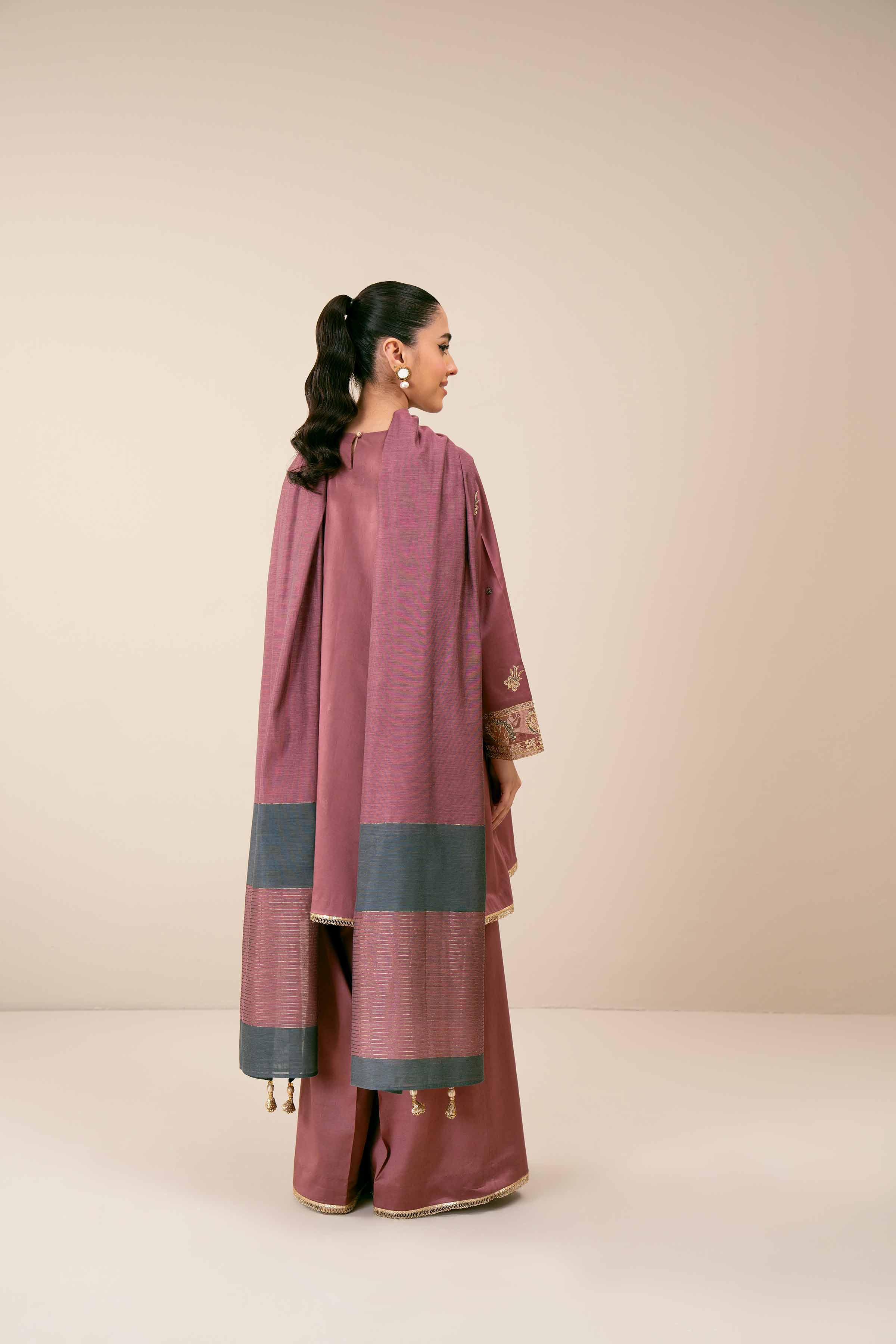 3 Piece - Embroidered Suit - 42401794 - Image 3