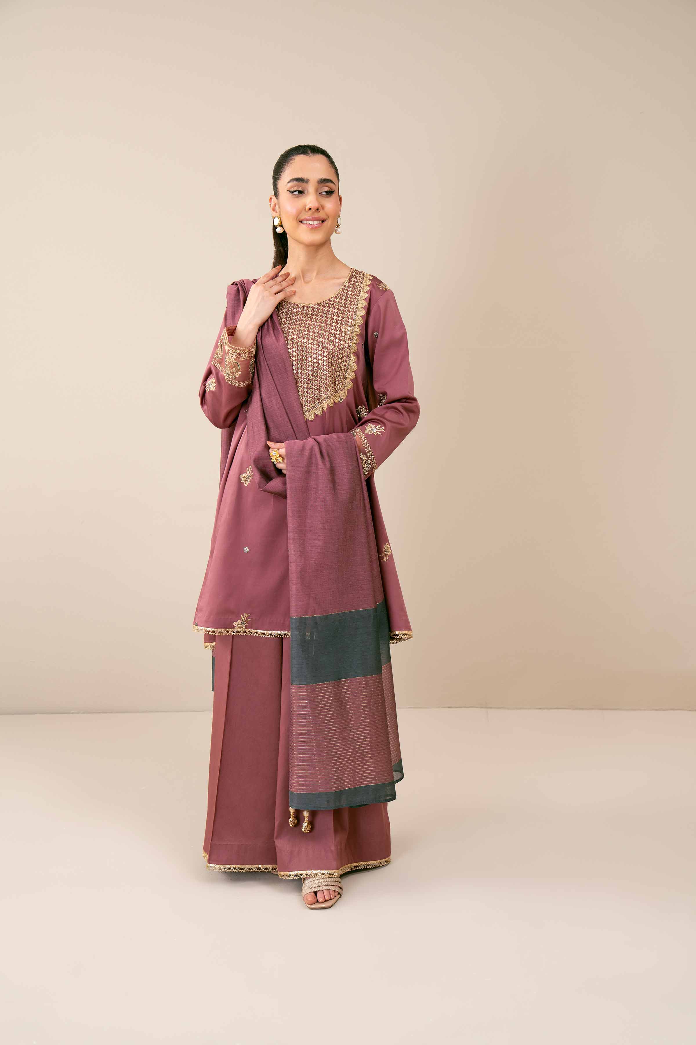 3 Piece - Embroidered Suit - 42401794 - Image 5