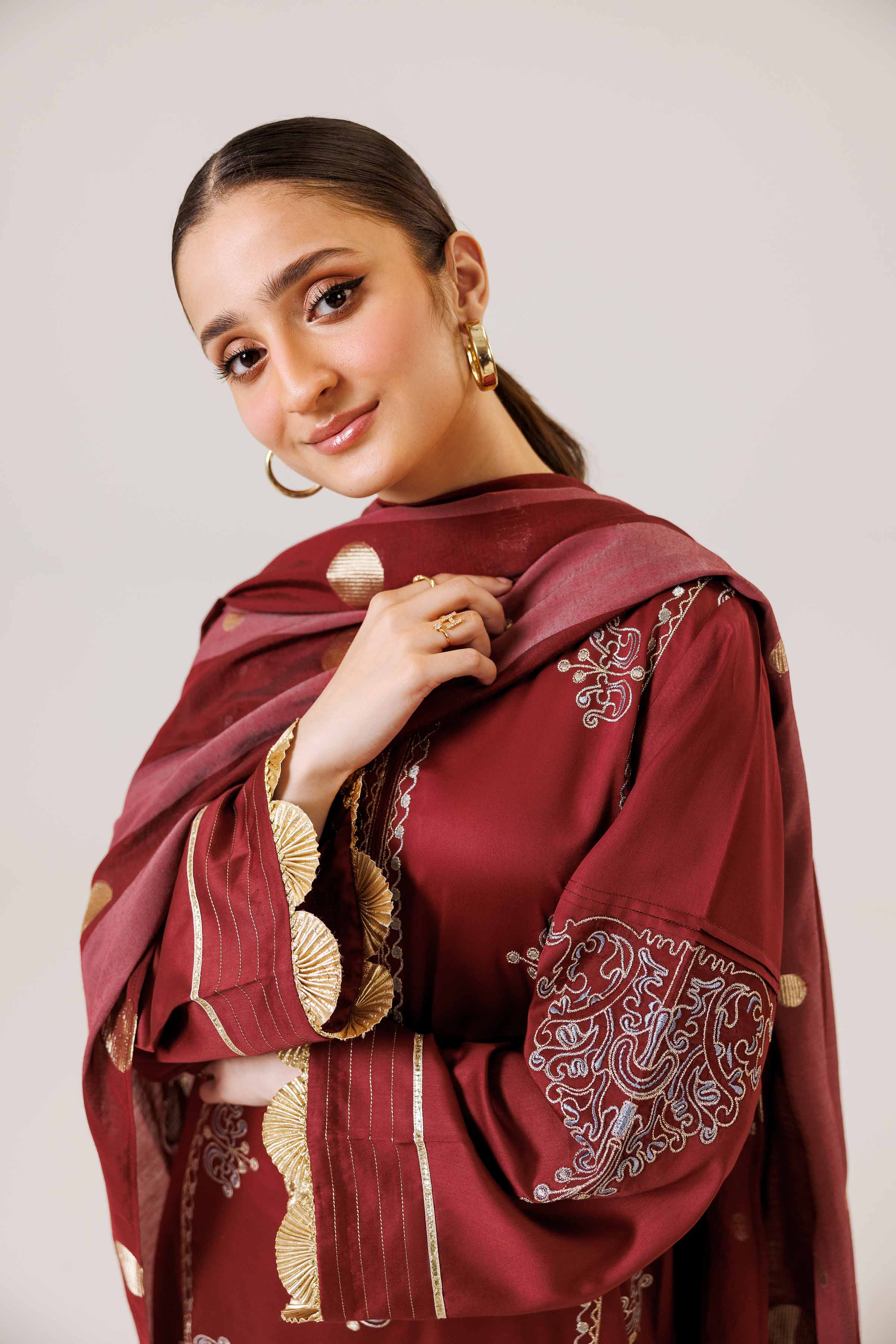 3 Piece - Embroidered Suit - 42401798 - Image 4