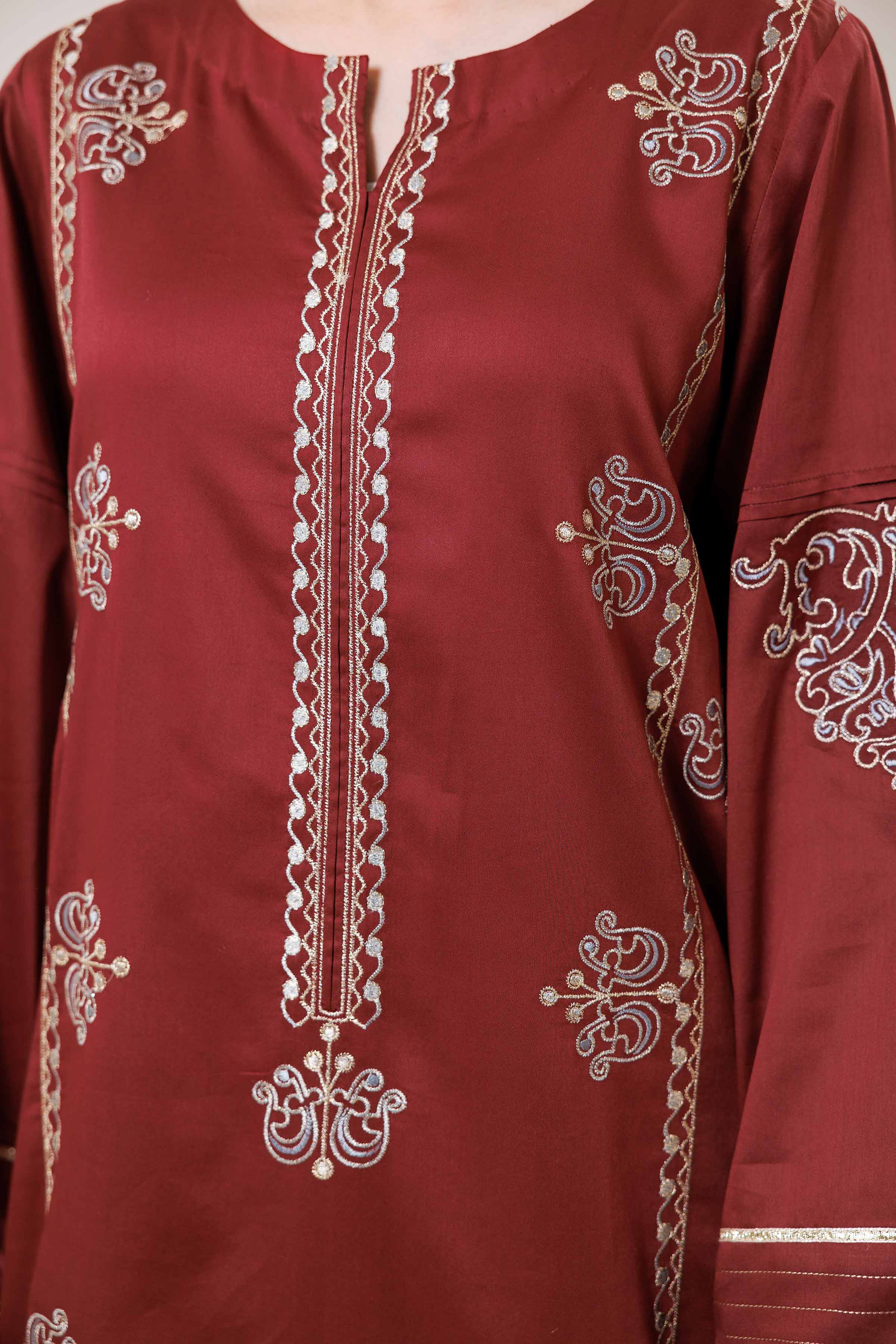 3 Piece - Embroidered Suit - 42401798 - Image 5