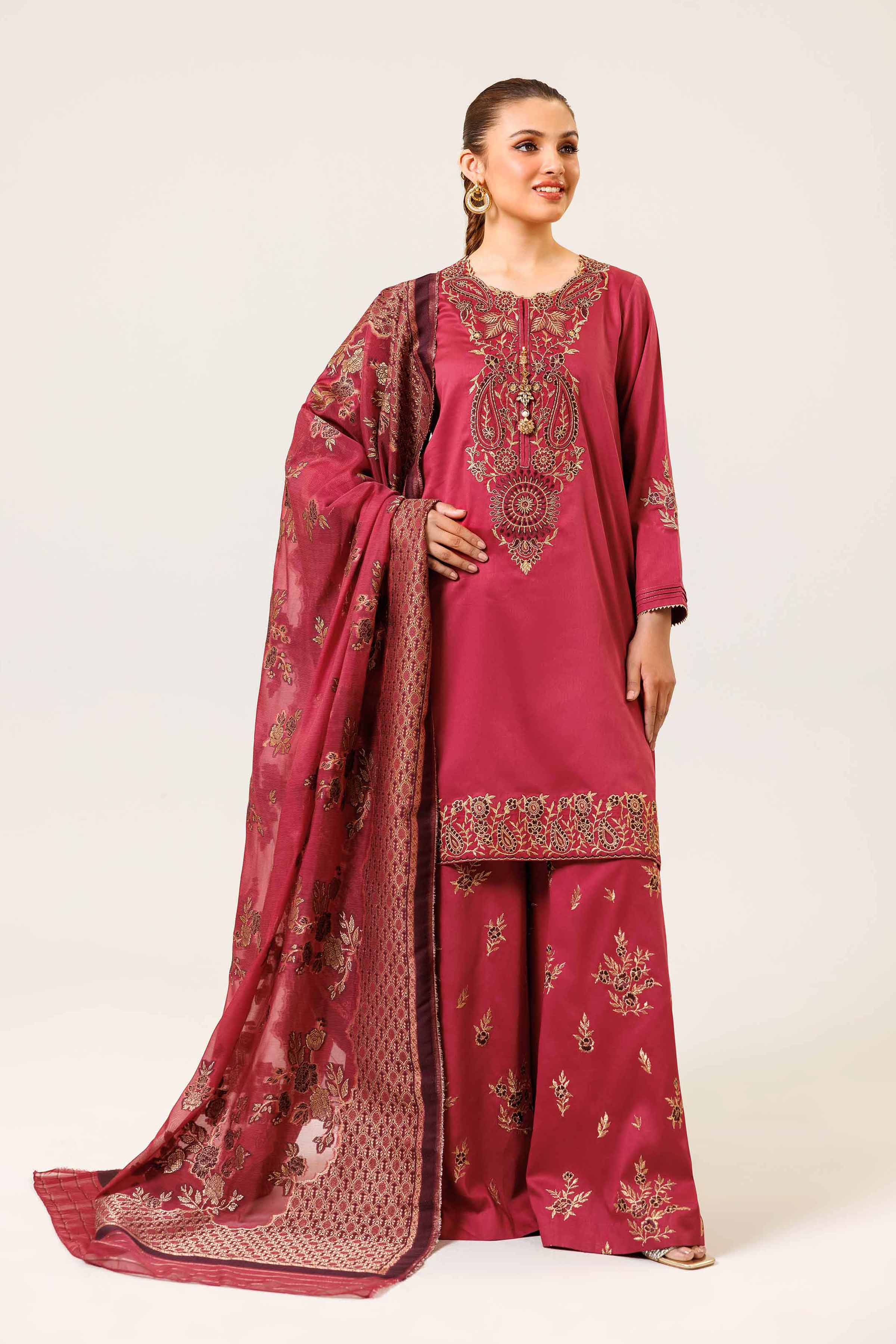 3 Piece - Embroidered Suit - 42401801 - Image 2