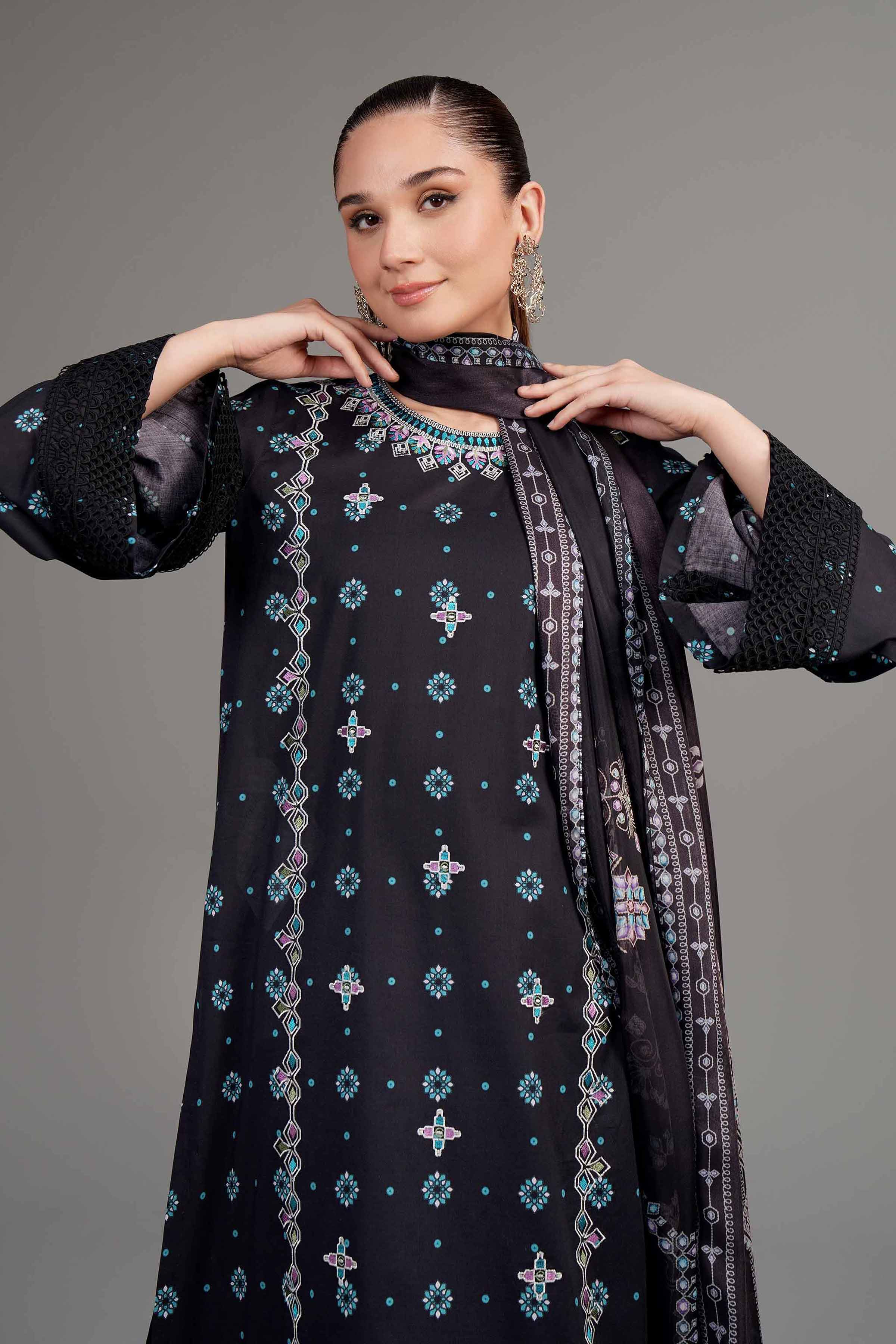 2 Piece - Printed Embroidered Suit - 42401953 - Image 2