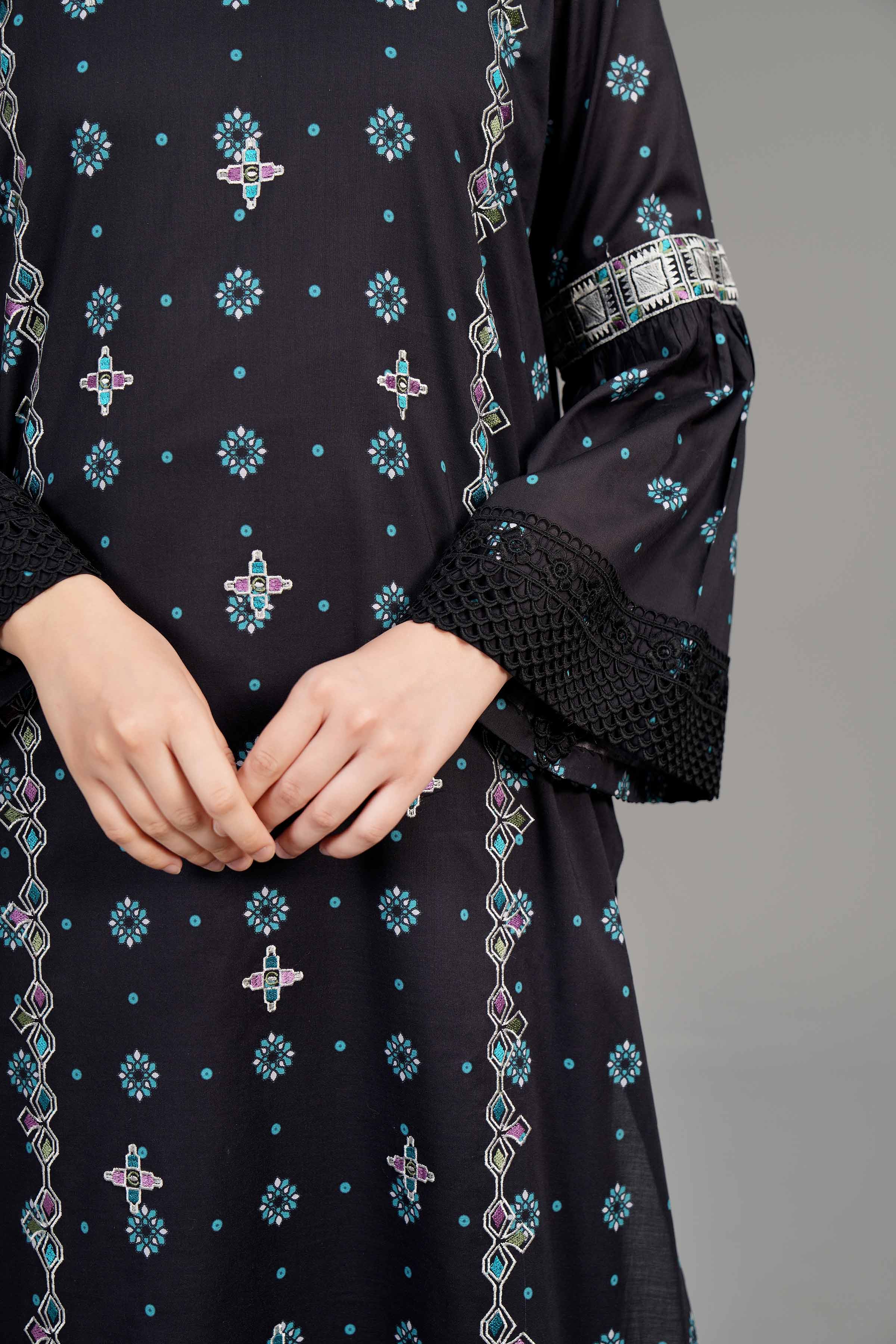 2 Piece - Printed Embroidered Suit - 42401953 - Image 4