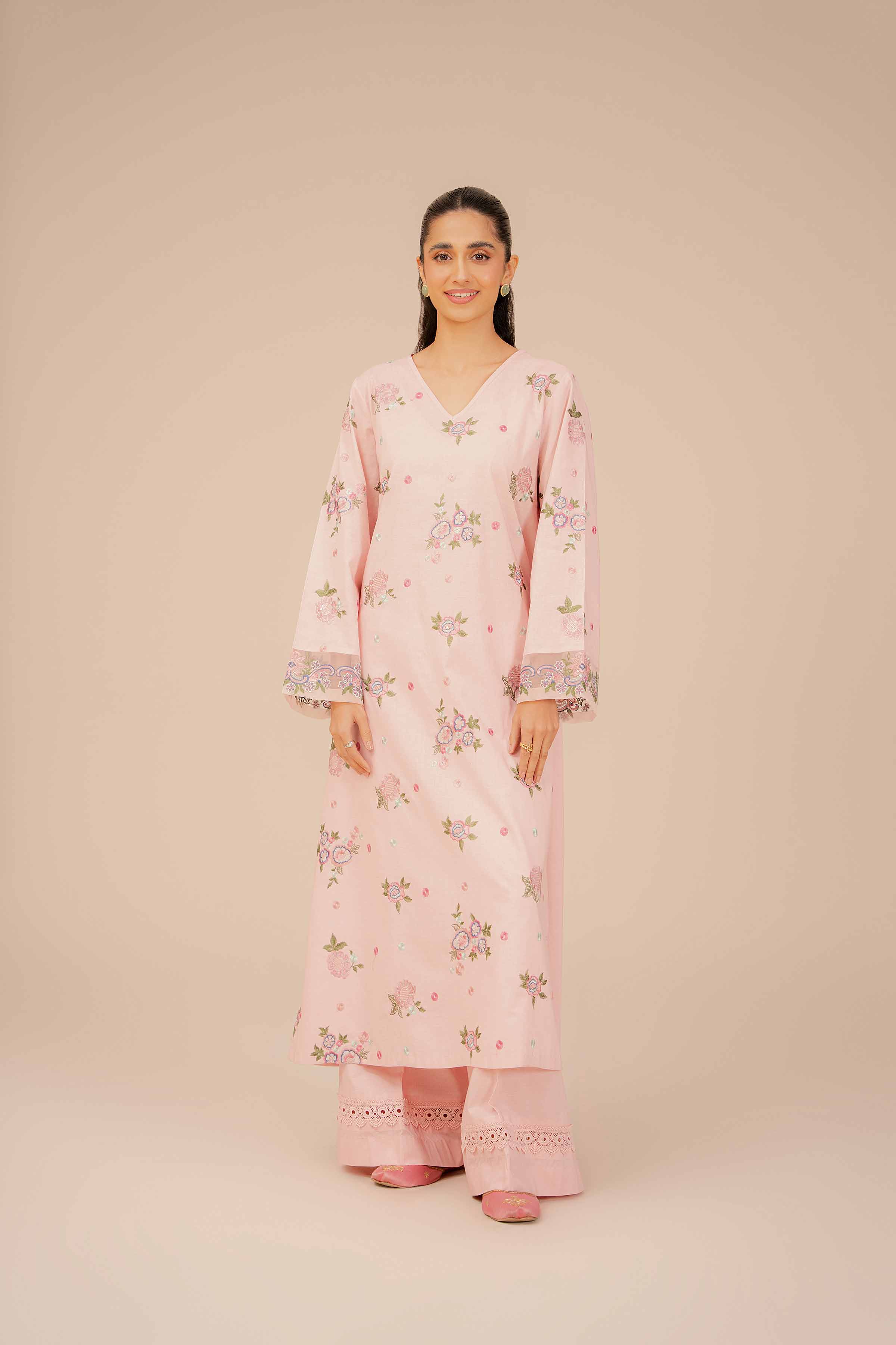 2 Piece - Dyed Embroidered Suit - 42401958 - Image 5