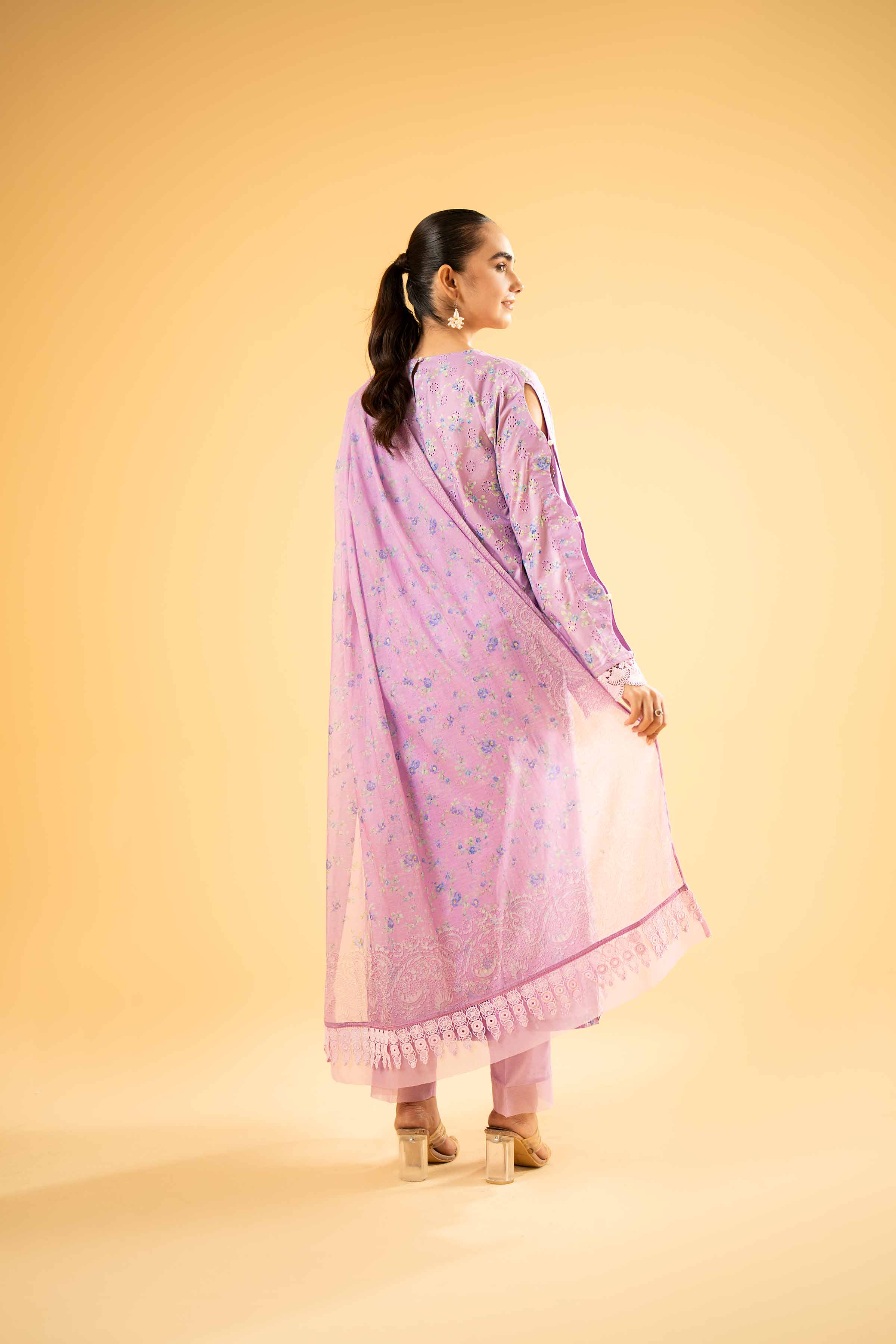 3 Piece - Digital Printed Embroidered Suit - 42401968 - Image 3