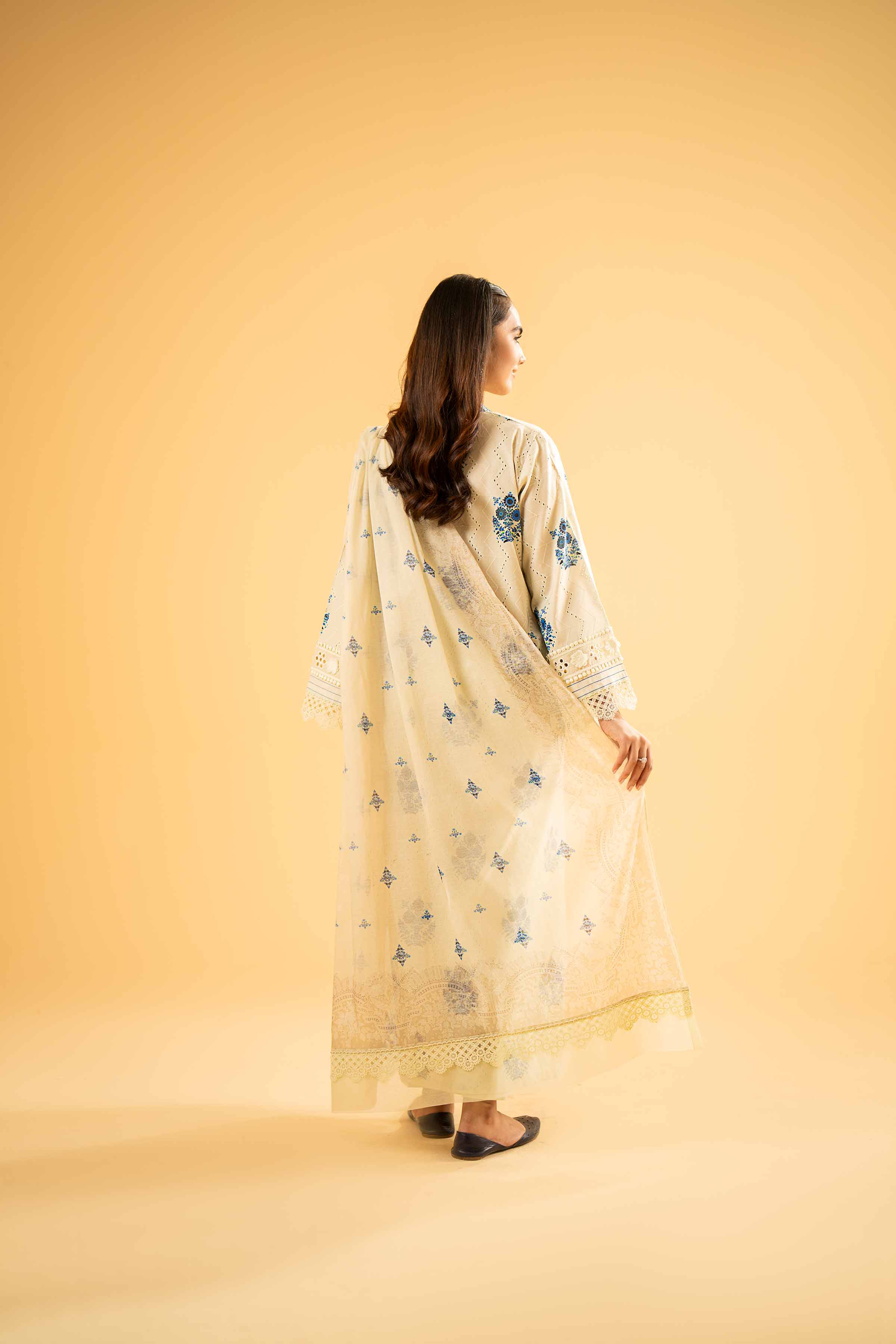 3 Piece - Digital Printed Embroidered Suit - 42401970 - Image 3