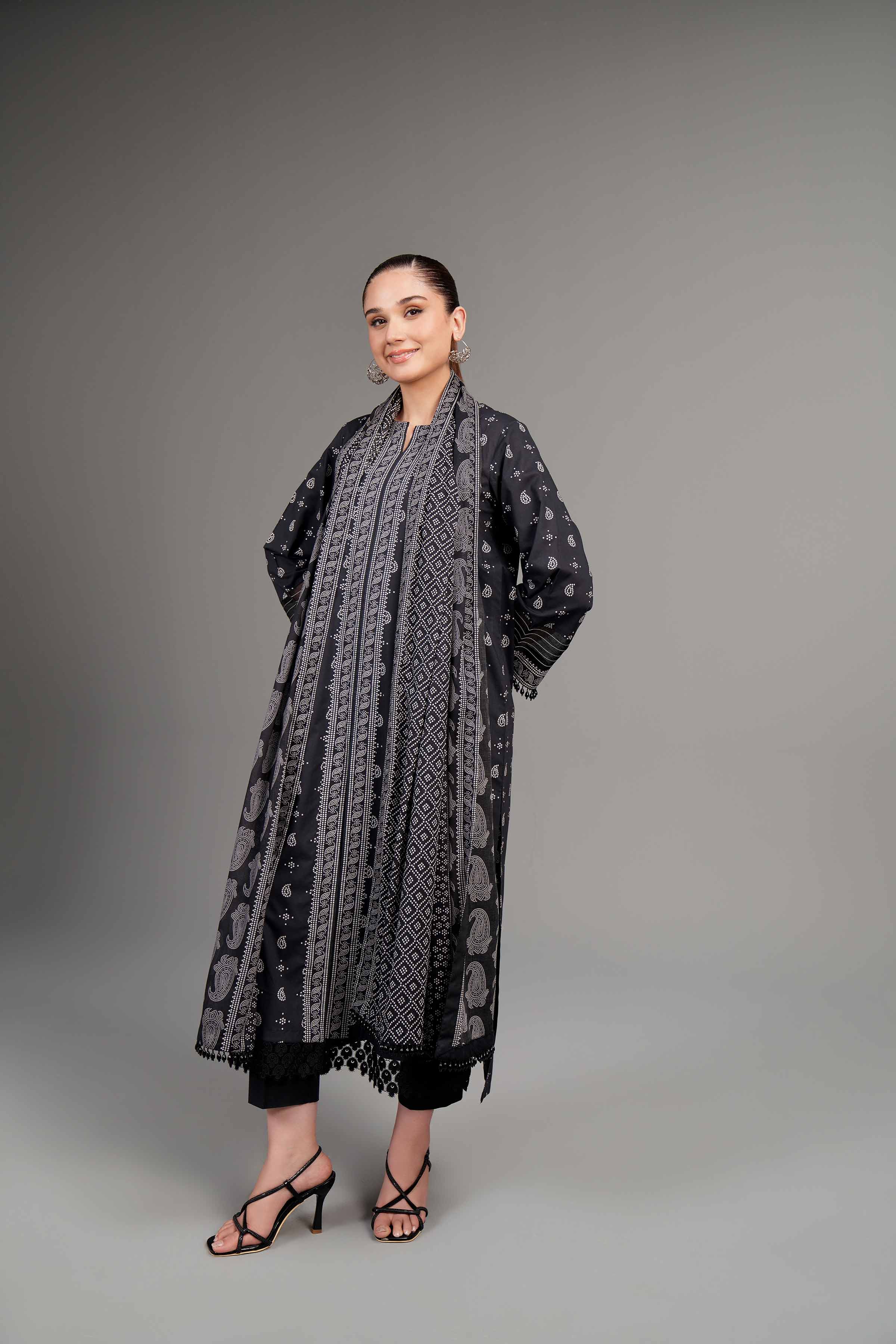 3 Piece - Printed Suit - 42402008 - Image 2