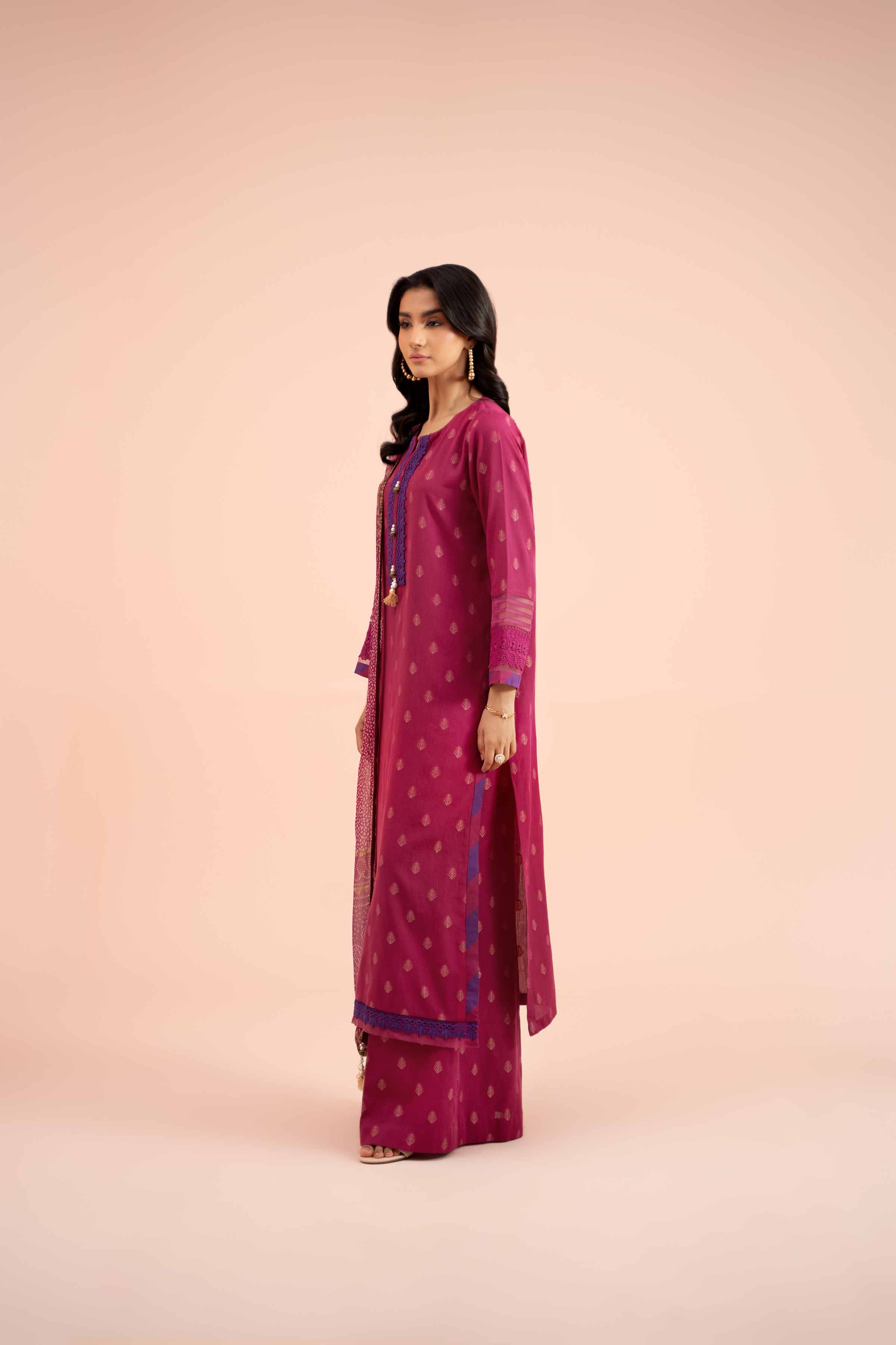 3 Piece - Jacquard Suit - 42402121 - Image 6