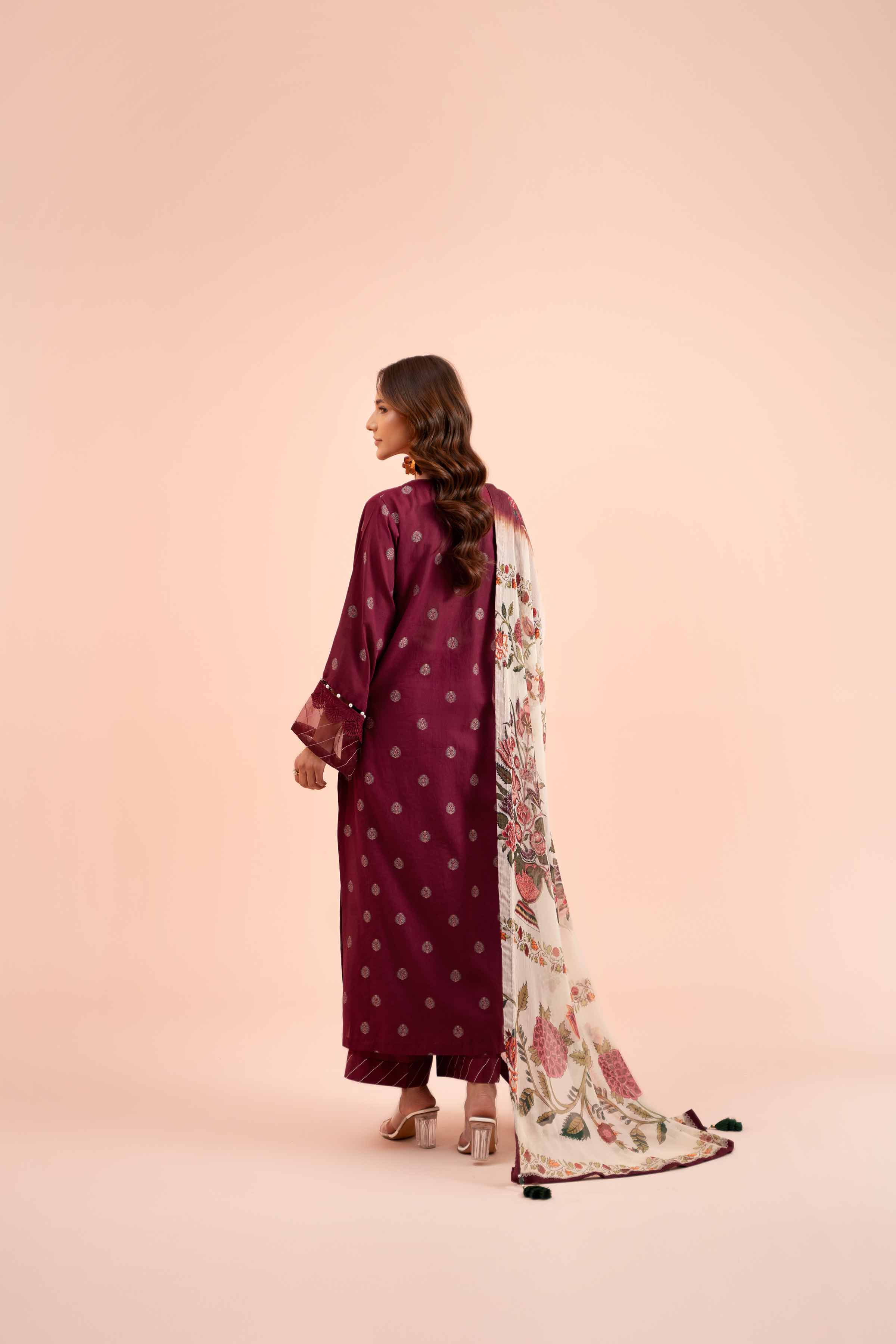 3 Piece - Jacquard Suit - 42402122 - Image 4