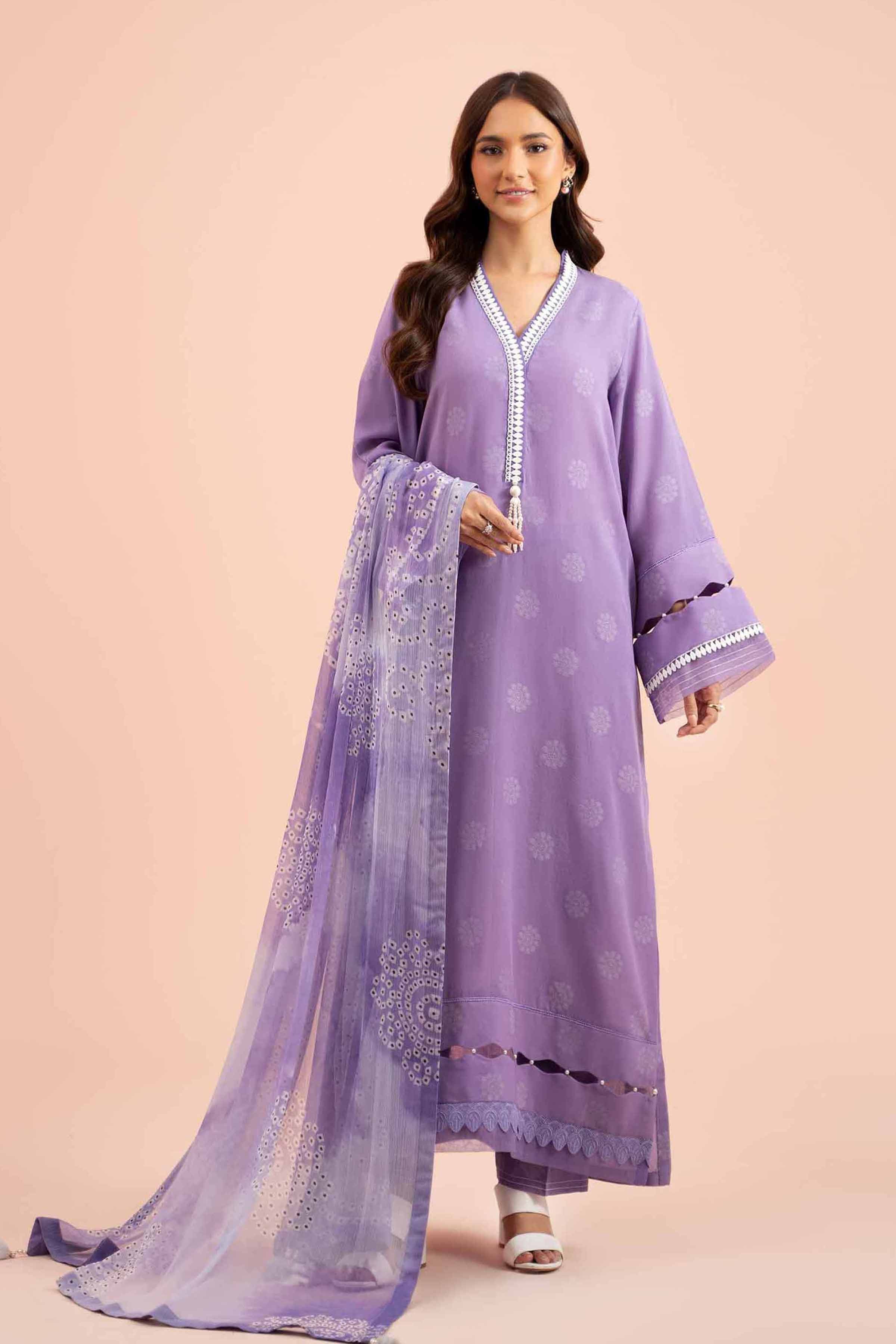 3 Piece - Jacquard Suit - 42402127 - Image 4
