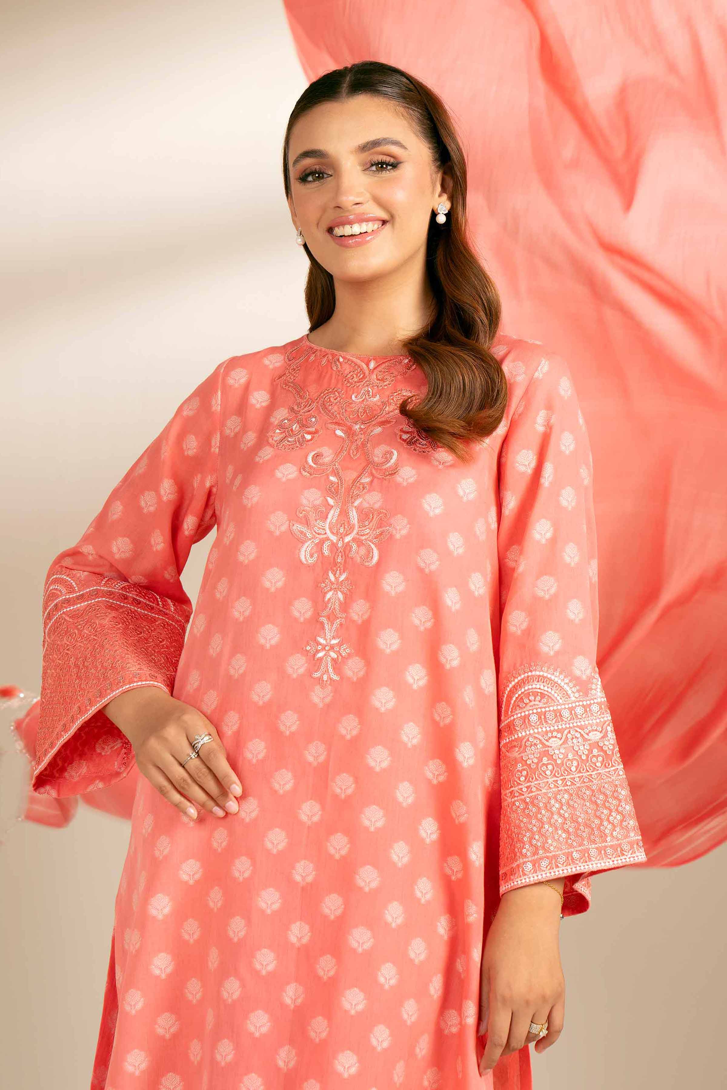 3 Piece - Yarn Dyed Embroidered Suit - 42402165 - Image 2