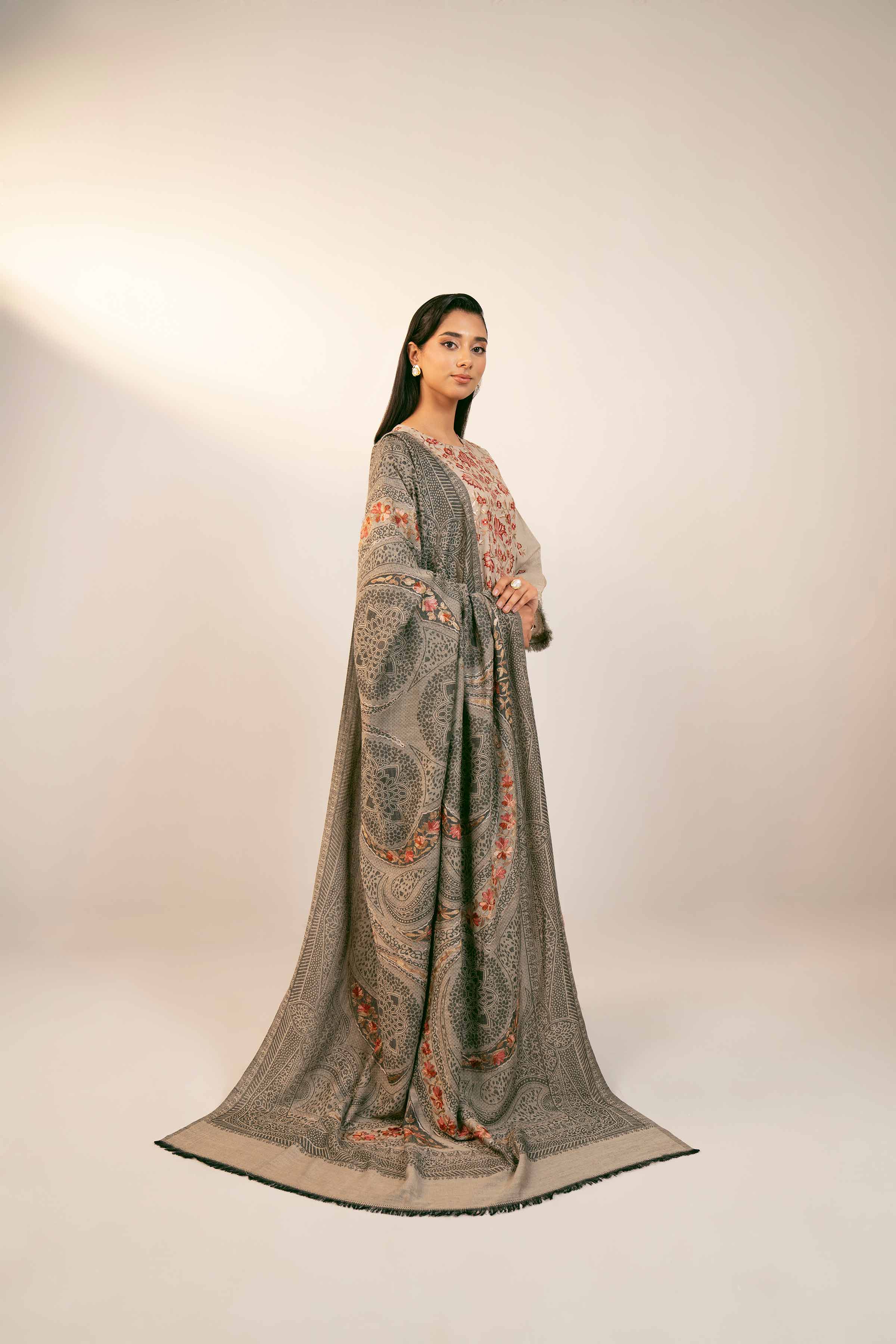 3 Piece - Embroidered Suit - 42404381 - Image 5