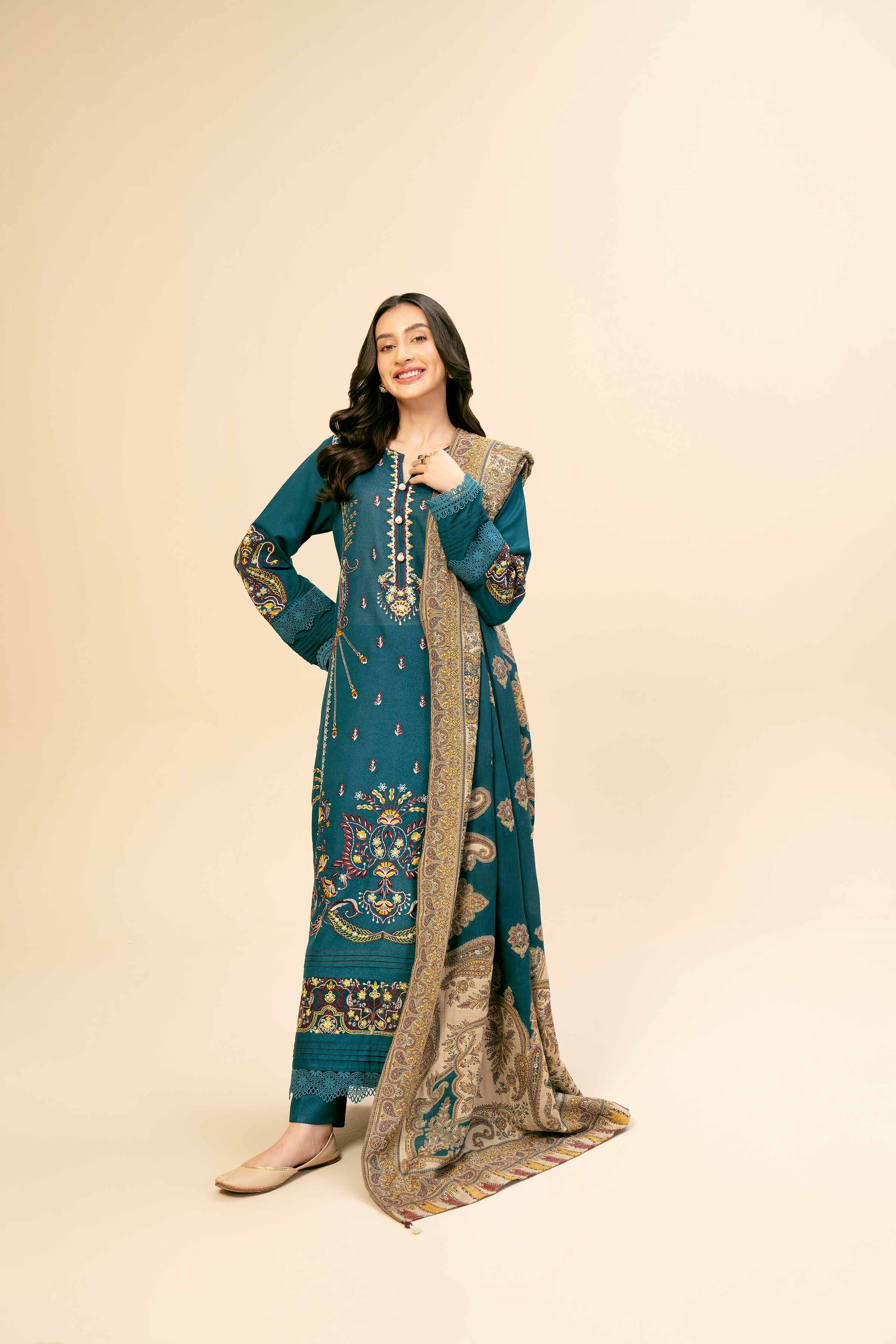 3 Piece - Embroidered Suit - 42404384 - Image 5