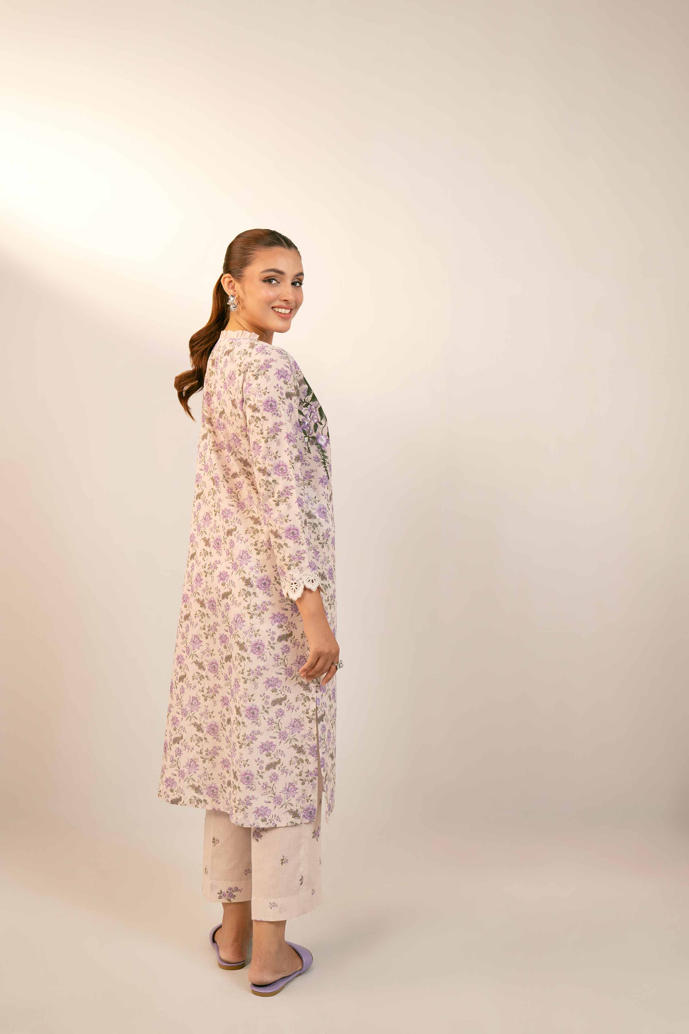 2 Piece - Digital Printed Embroidered Suit - 42404436 - Image 3