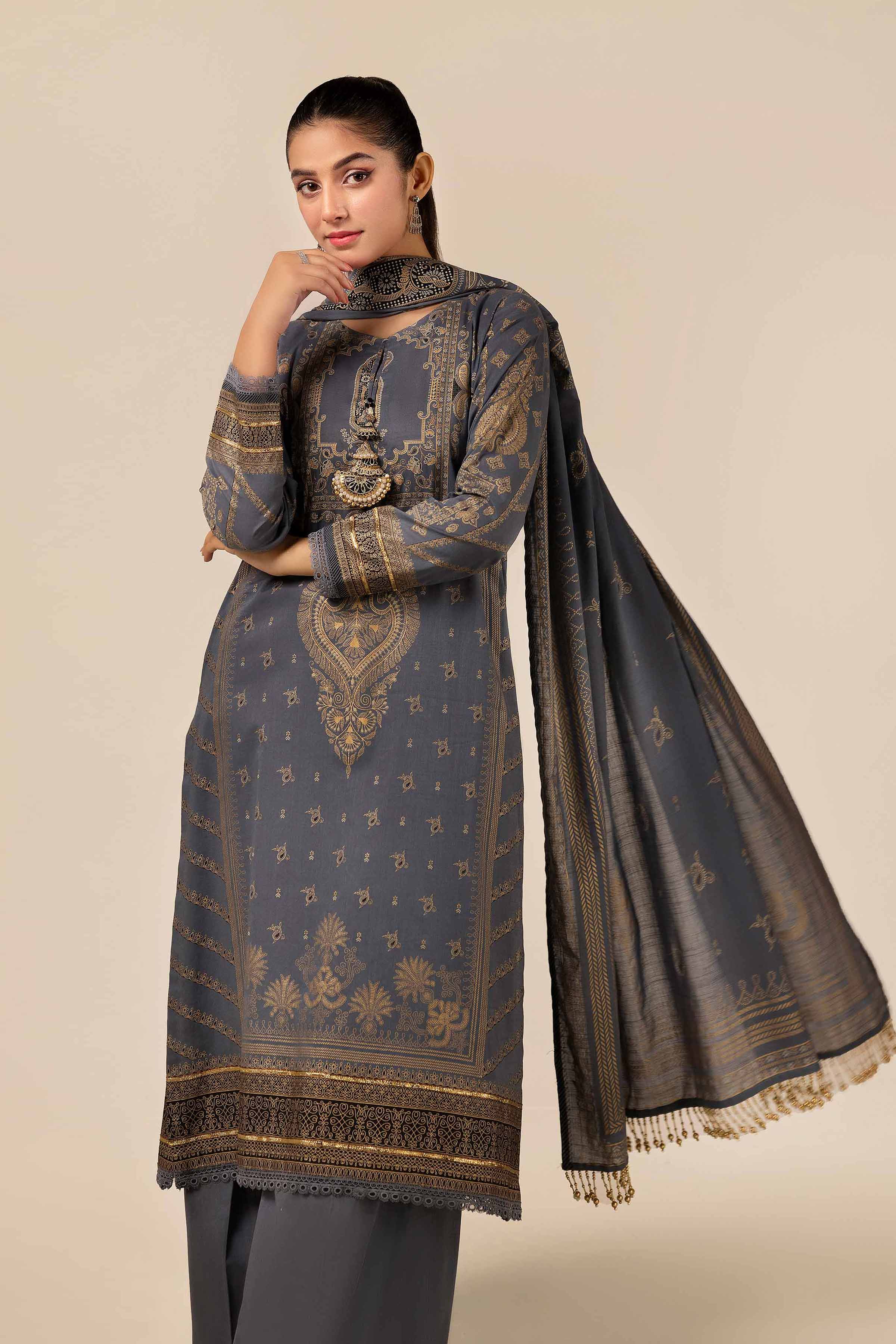 3 Piece - Paste Printed Suit - 42404581 - Image 5