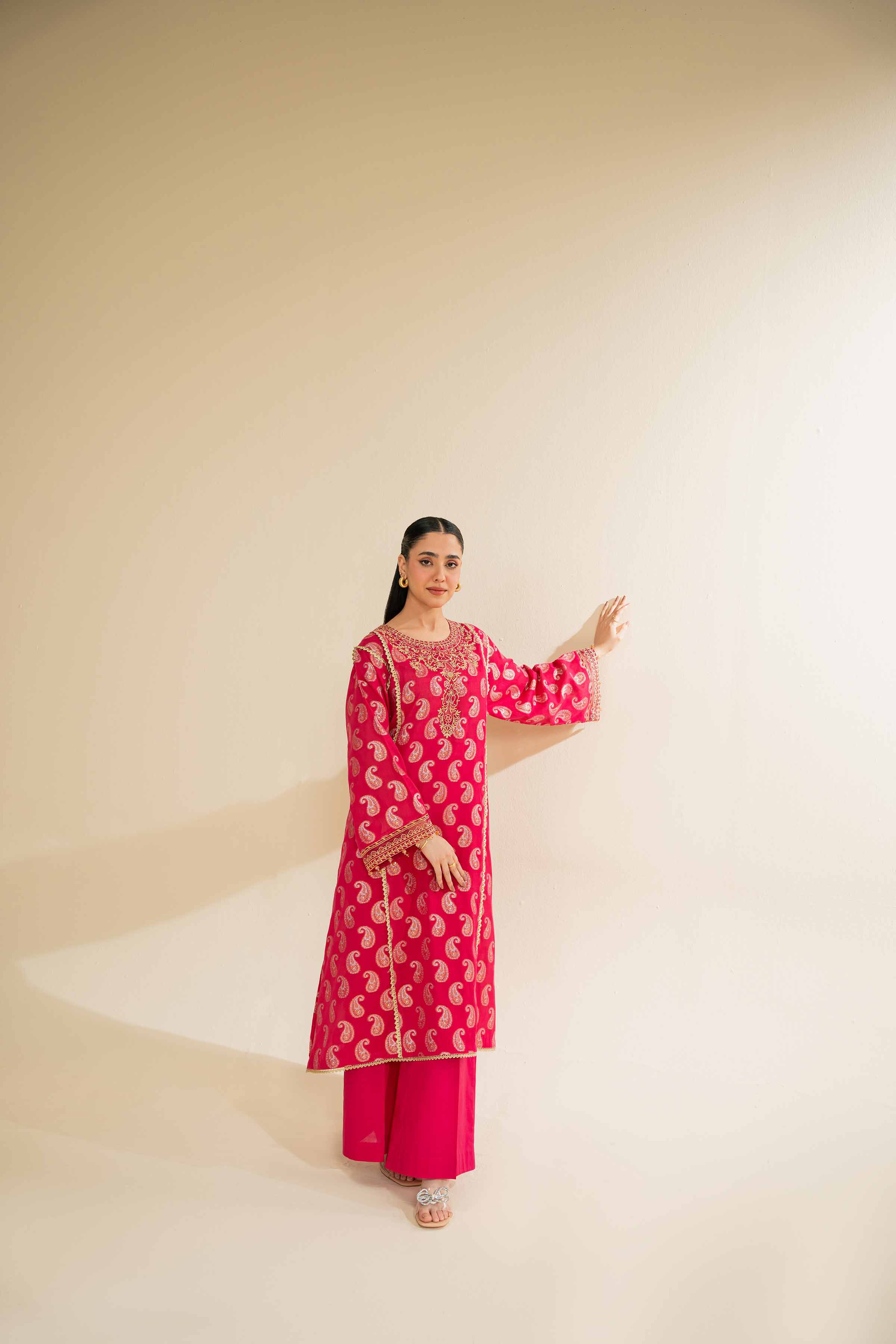 2 Piece - Jacquard Embroidered Suit - 42501021 - Image 5