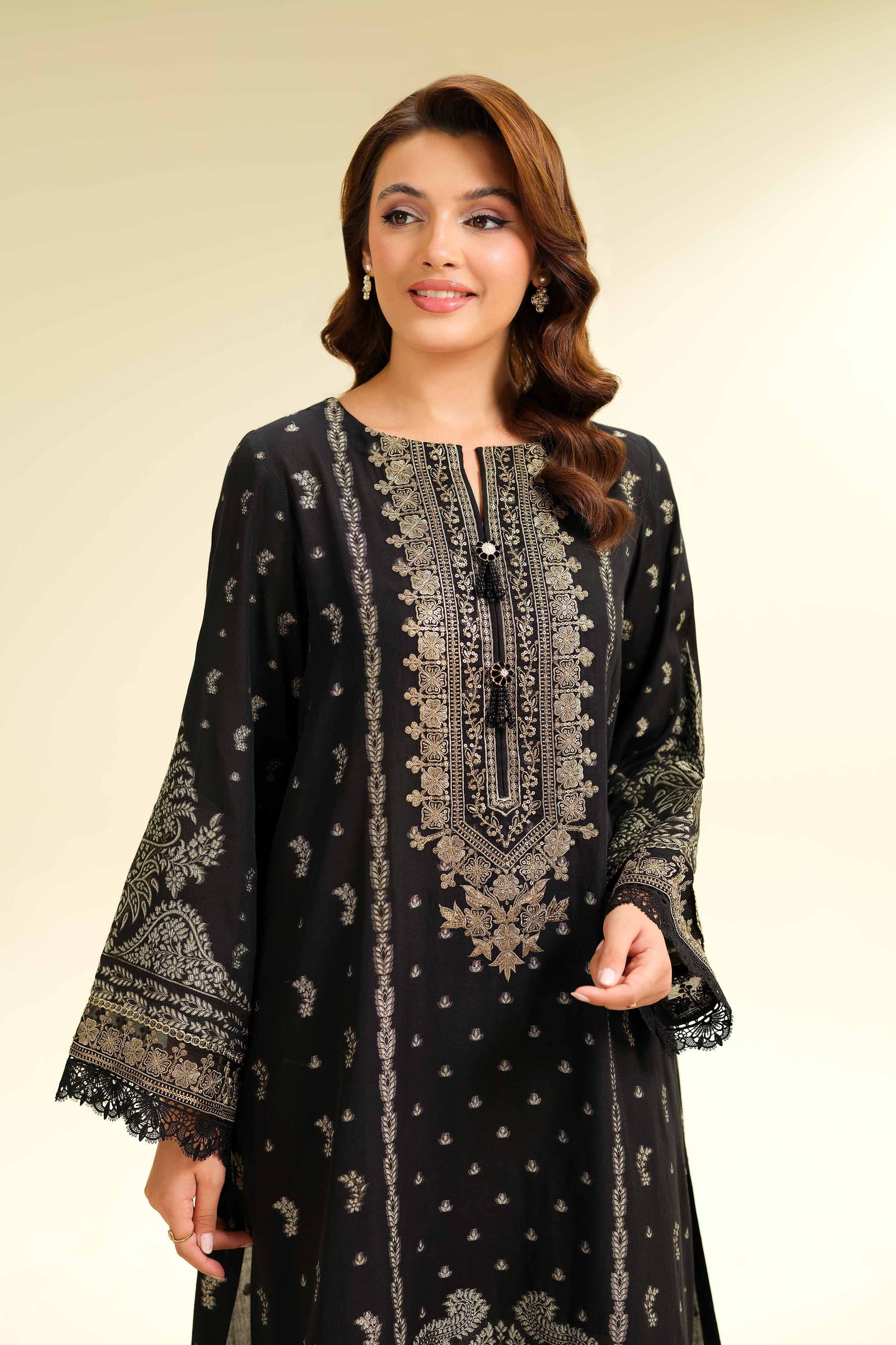 2 Piece - Jacquard Embroidered Suit - 42501026 - Image 2