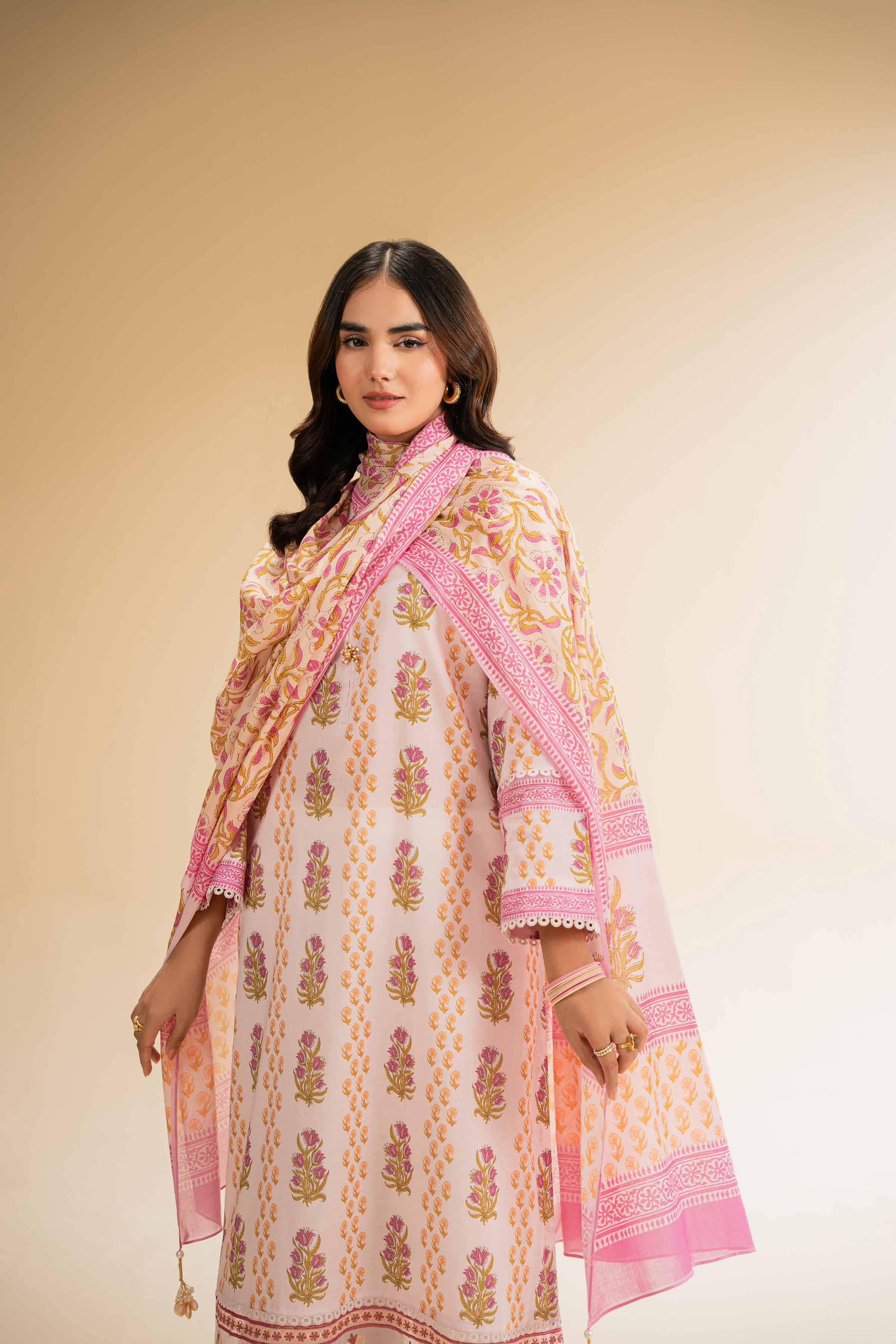 2 Piece - Printed Embroidered Suit - 42501157 - Image 4