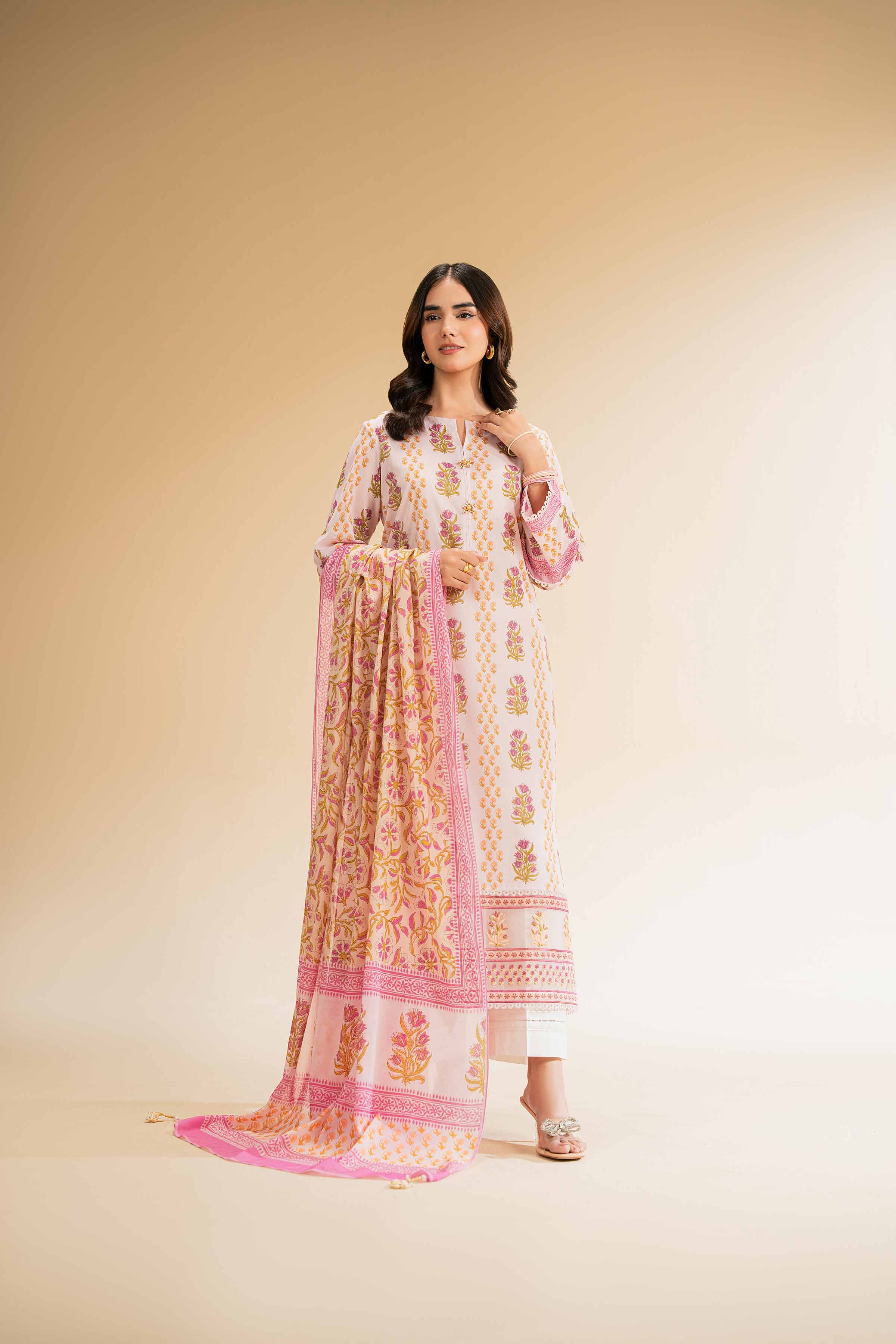 2 Piece - Printed Embroidered Suit - 42501157 - Image 5