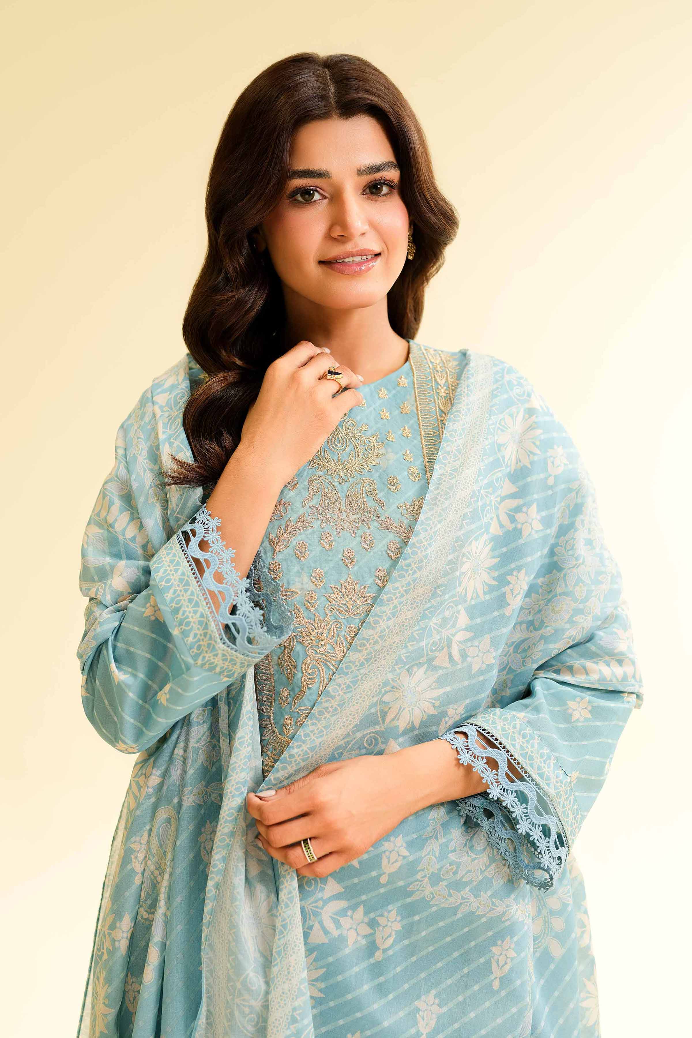 2 Piece - Printed Embroidered Suit - 42501162 - Image 2
