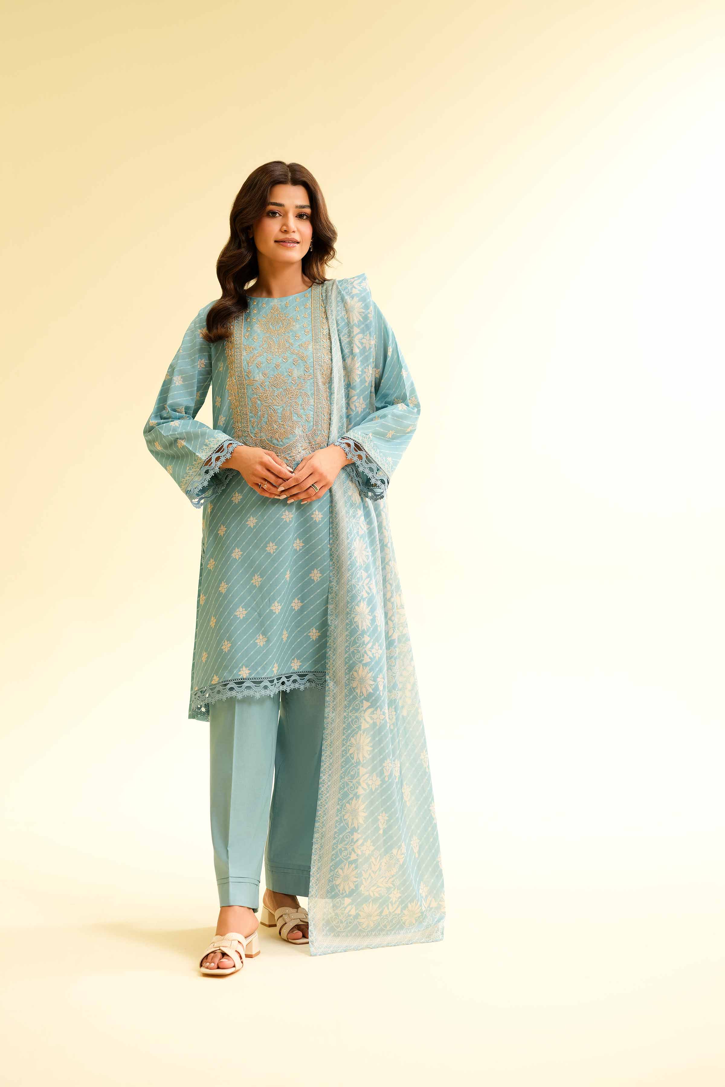 2 Piece - Printed Embroidered Suit - 42501162 - Image 5