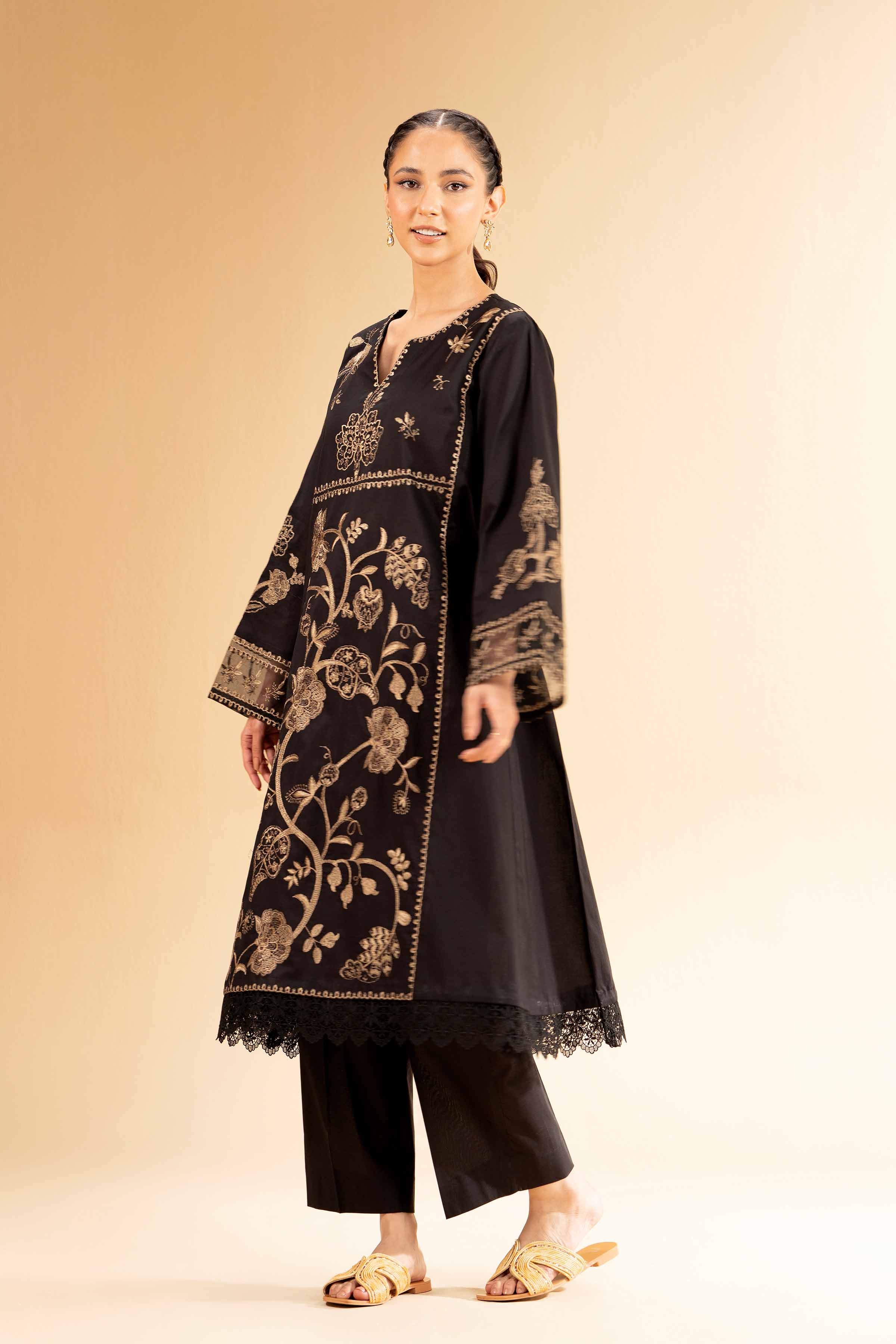 2 Piece - Dyed Embroidered Suit - 42501256 - Image 5