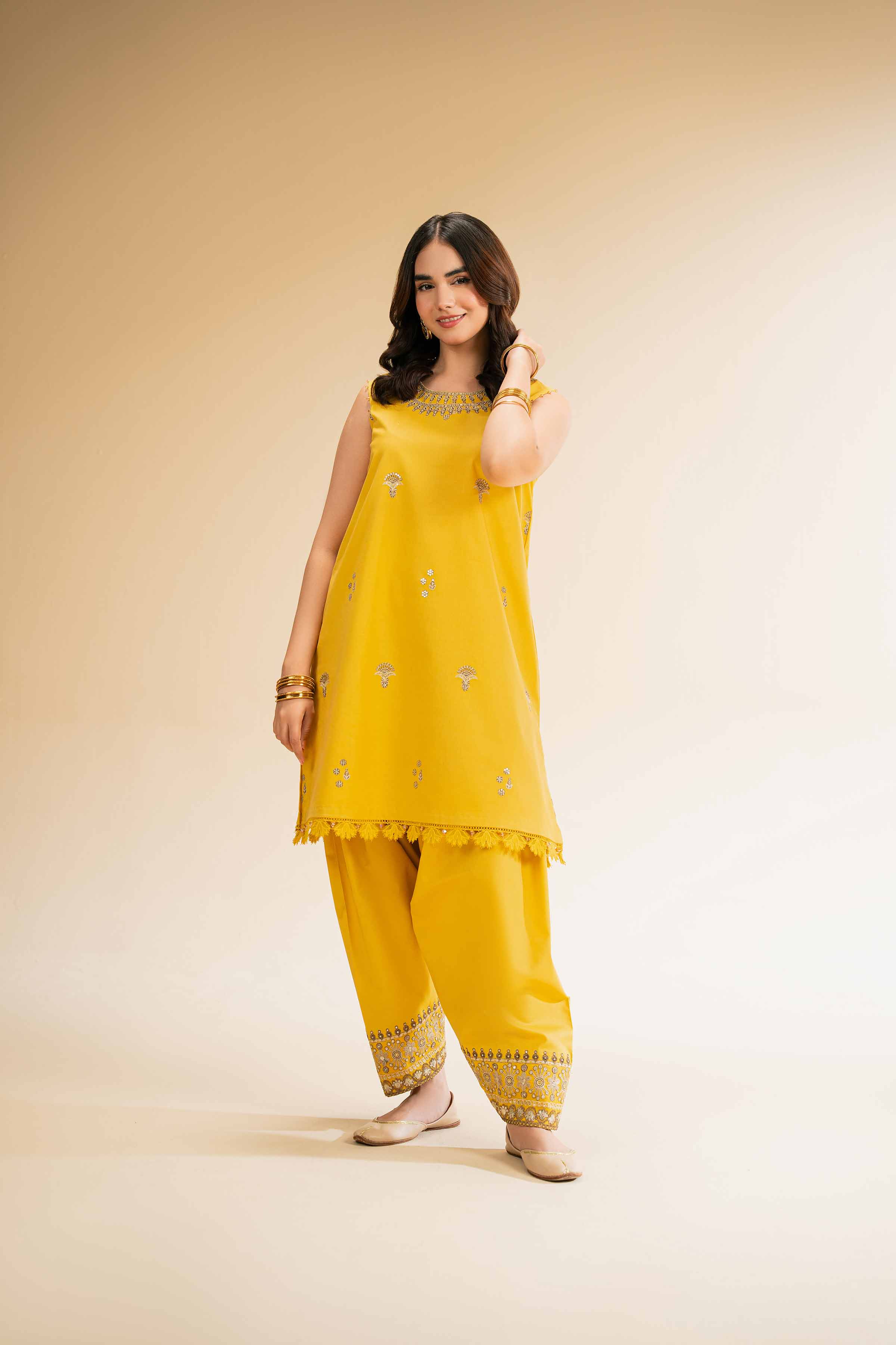 2 Piece - Dyed Embroidered Suit - 42501264 - Image 5