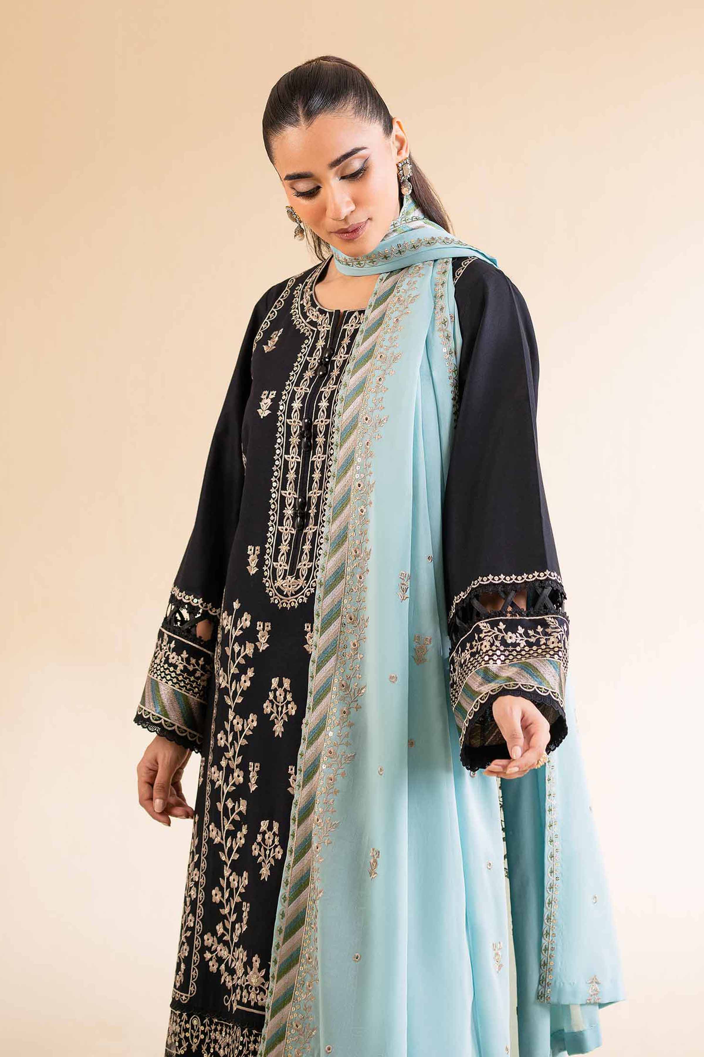 3 Piece - Dyed Embroidered Suit - 42501355 - Image 2