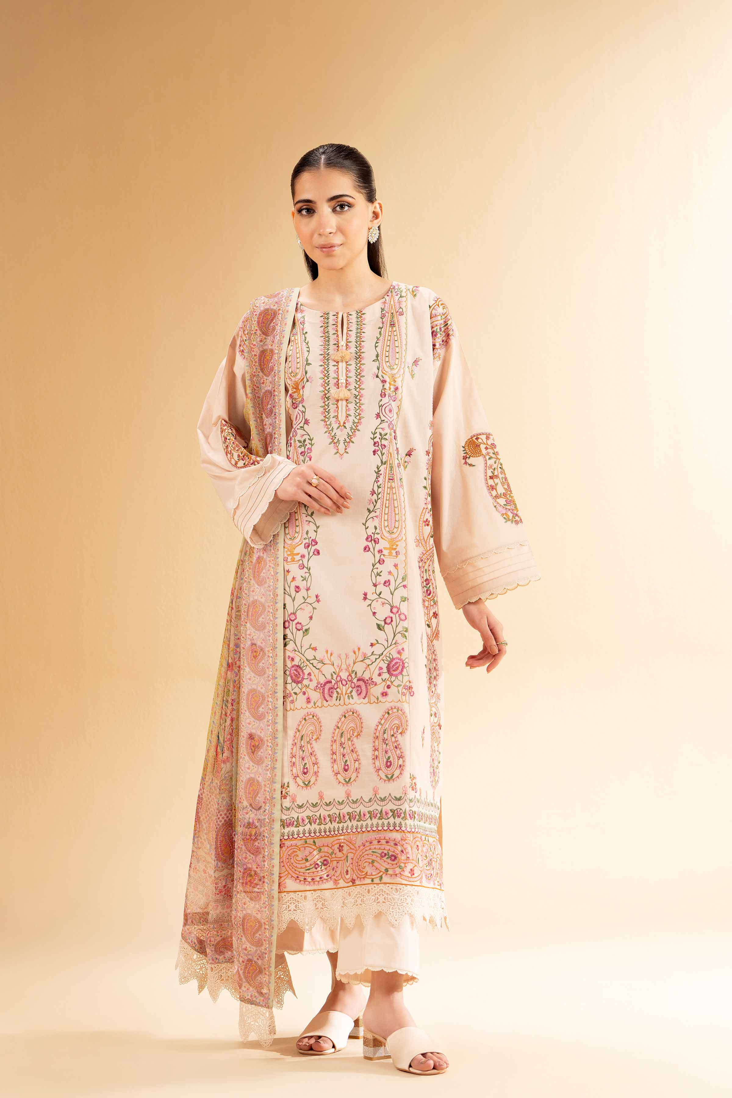 3 Piece - Embroidered Suit - 42501385 - Image 6