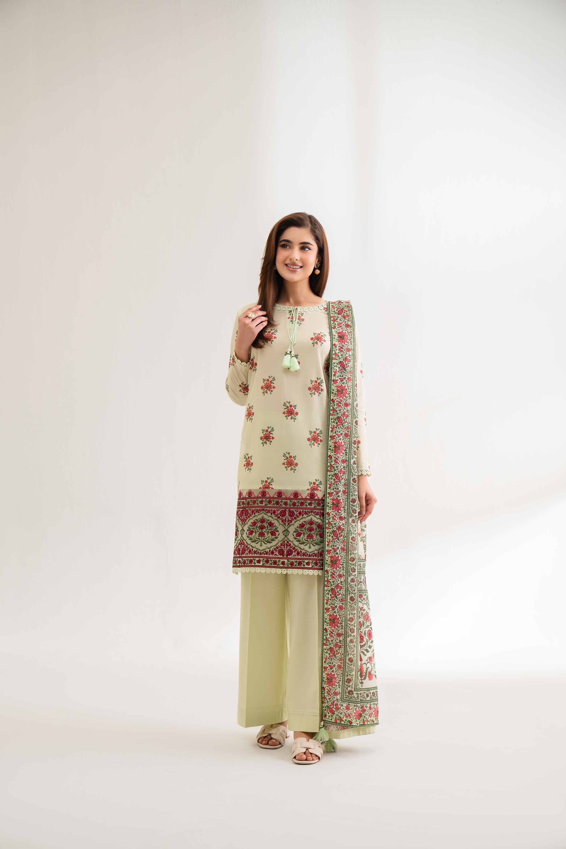 2 Piece - Digital Printed Embroidered Suit - 42501762 - Image 5