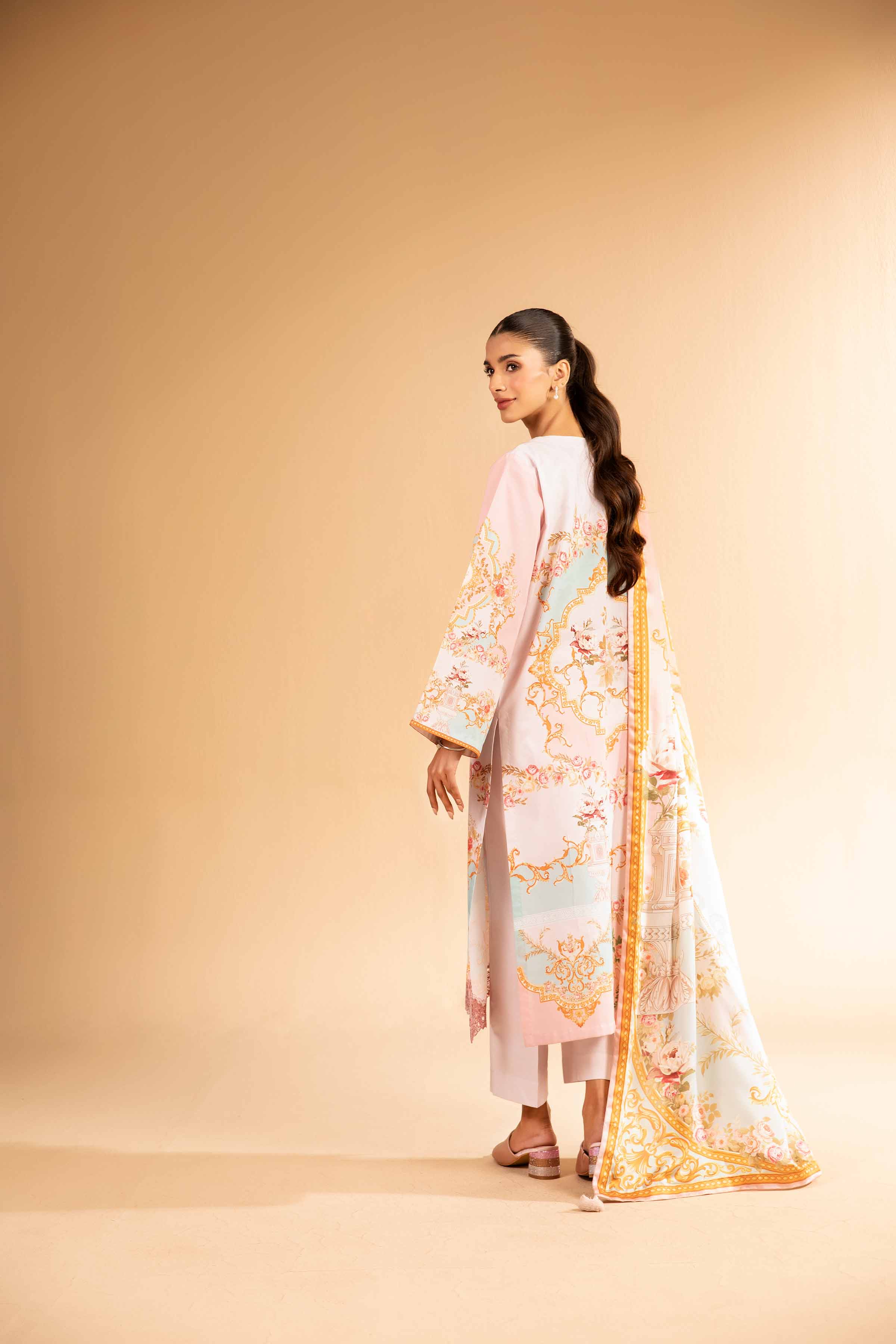 3 Piece - Digital Printed Embroidered Suit - 42501846 - Image 3