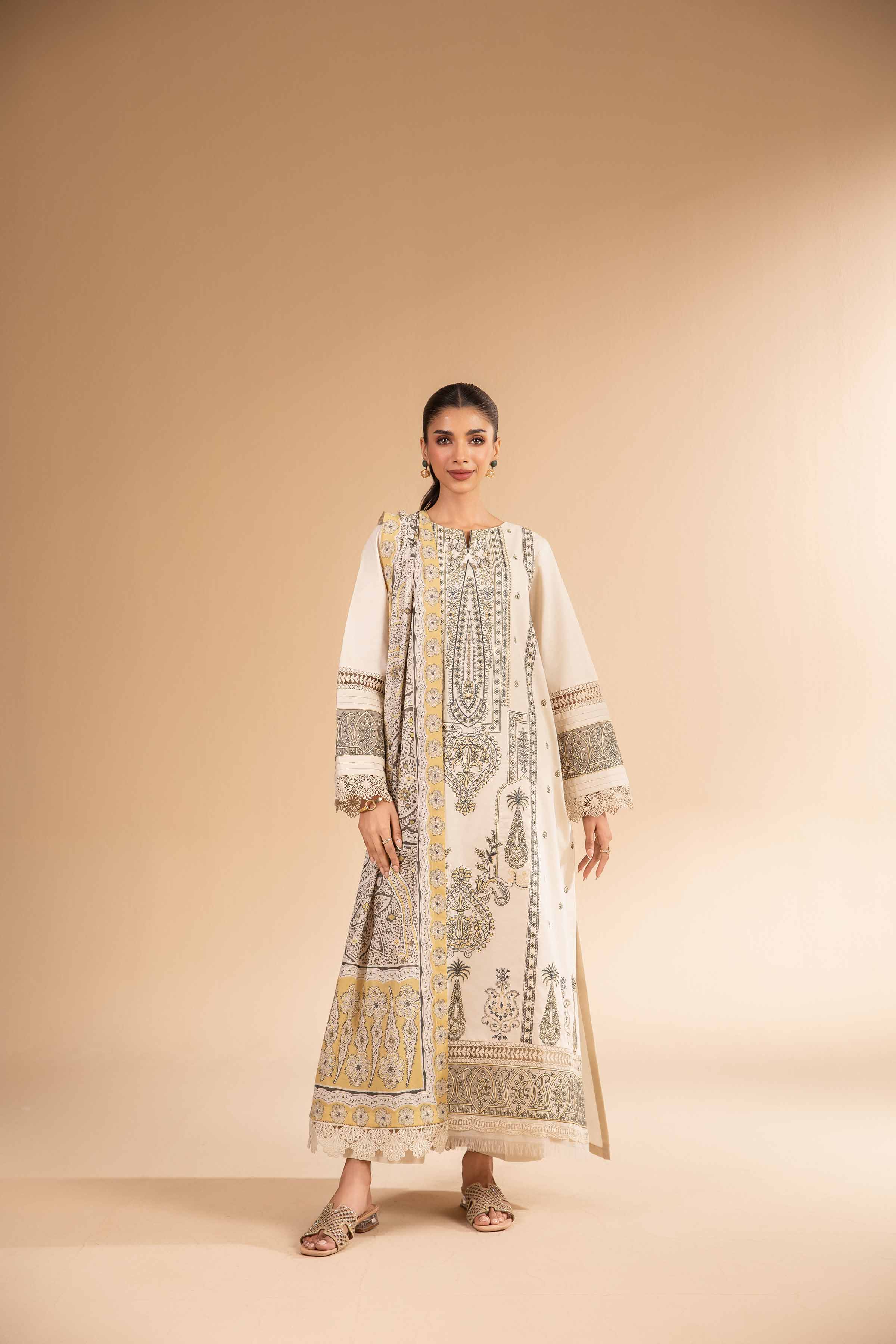 3 Piece - Digital Printed Embroidered Suit - 42501879 - Image 4