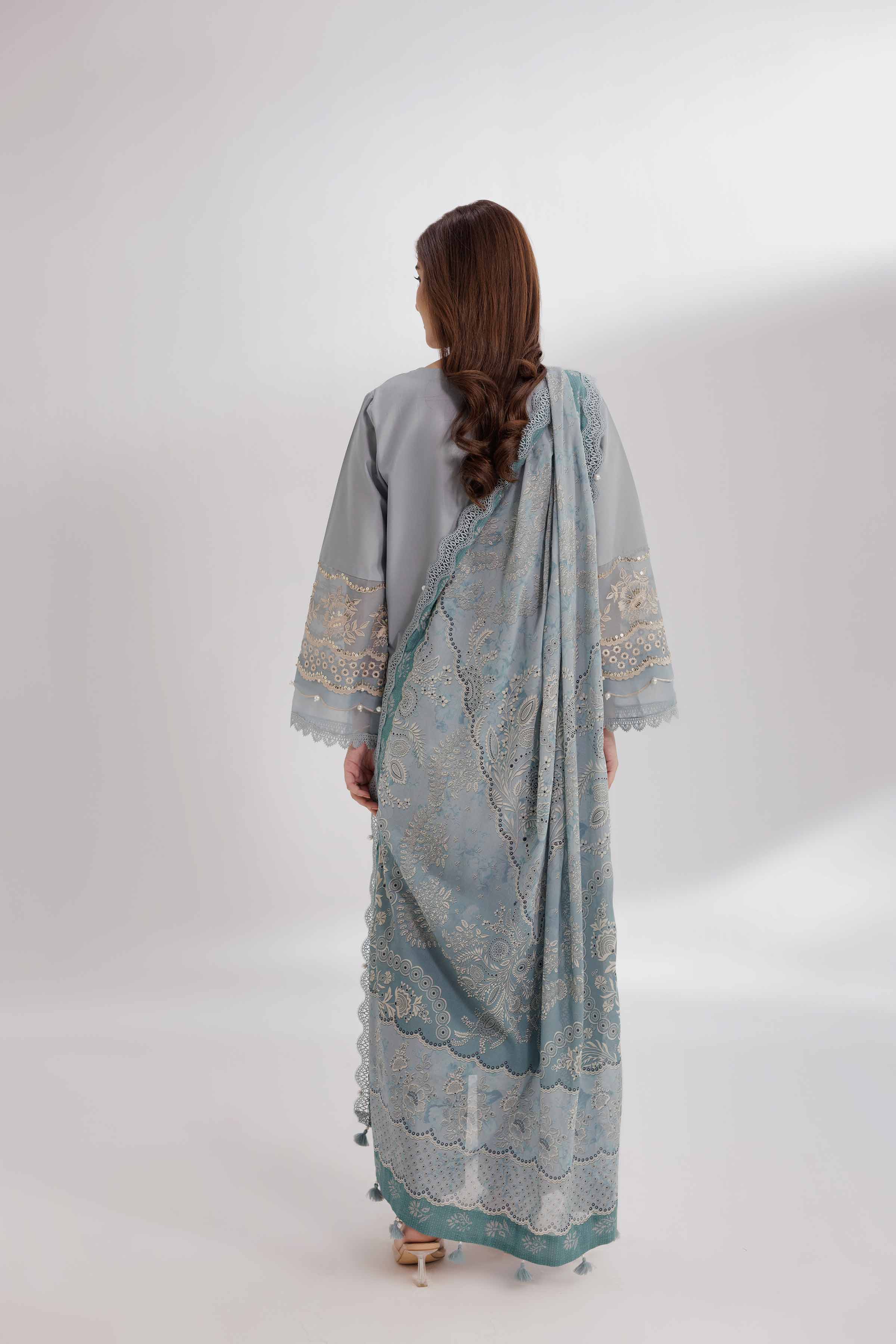 3 Piece - Digital Printed Embroidered Suit - 42501887 - Image 3
