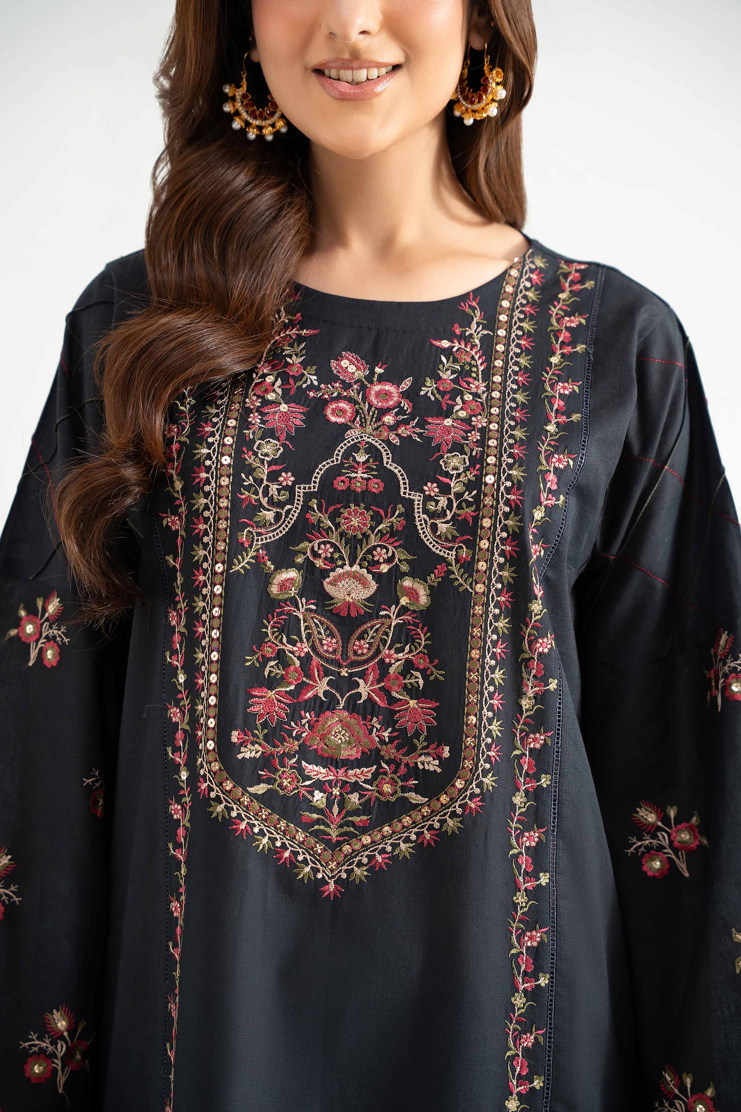 3 Piece - Digital Printed Embroidered Suit - 42501888 - Image 4
