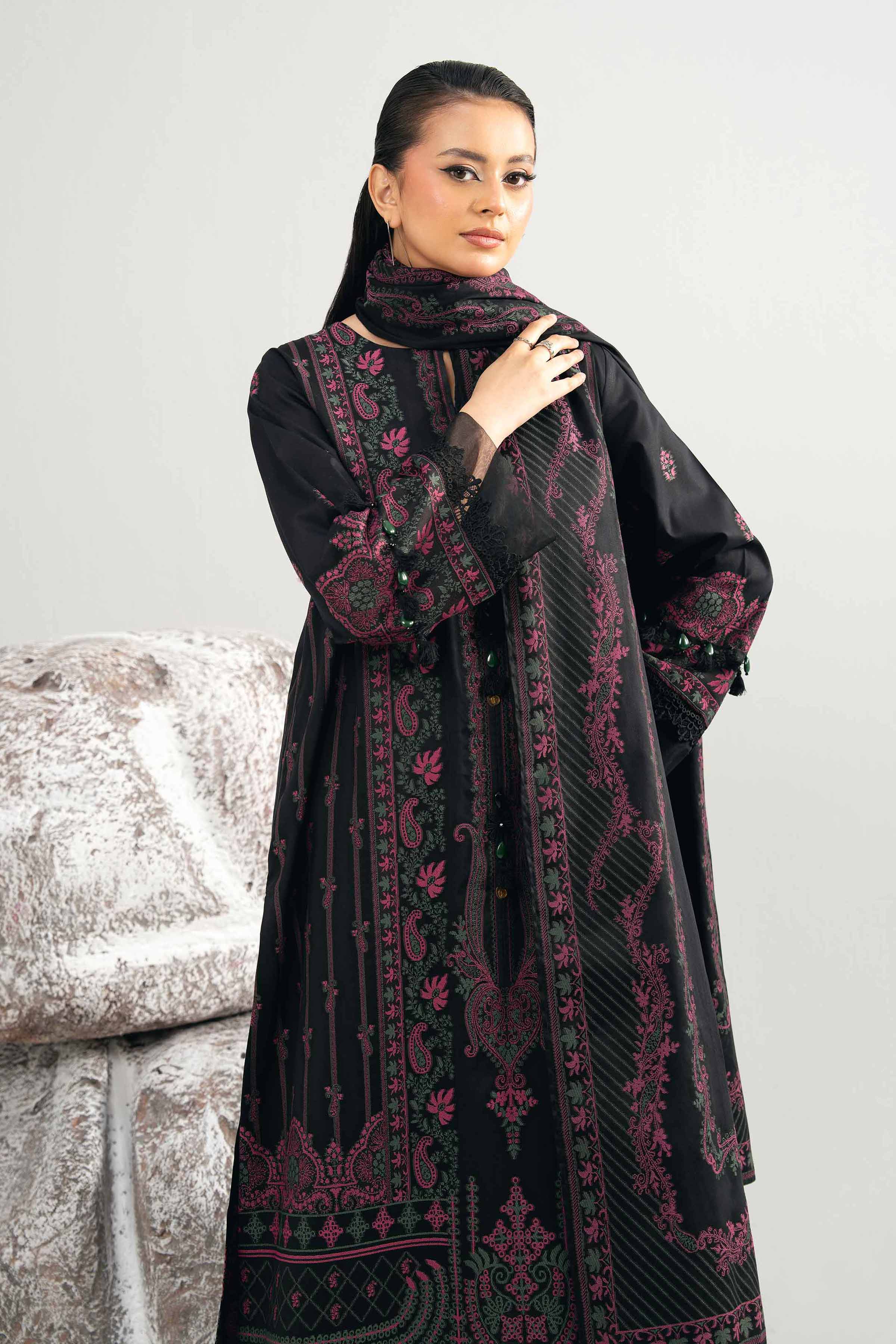 3 Piece - Dyed Jacquard Suit - 42502041 - Image 5