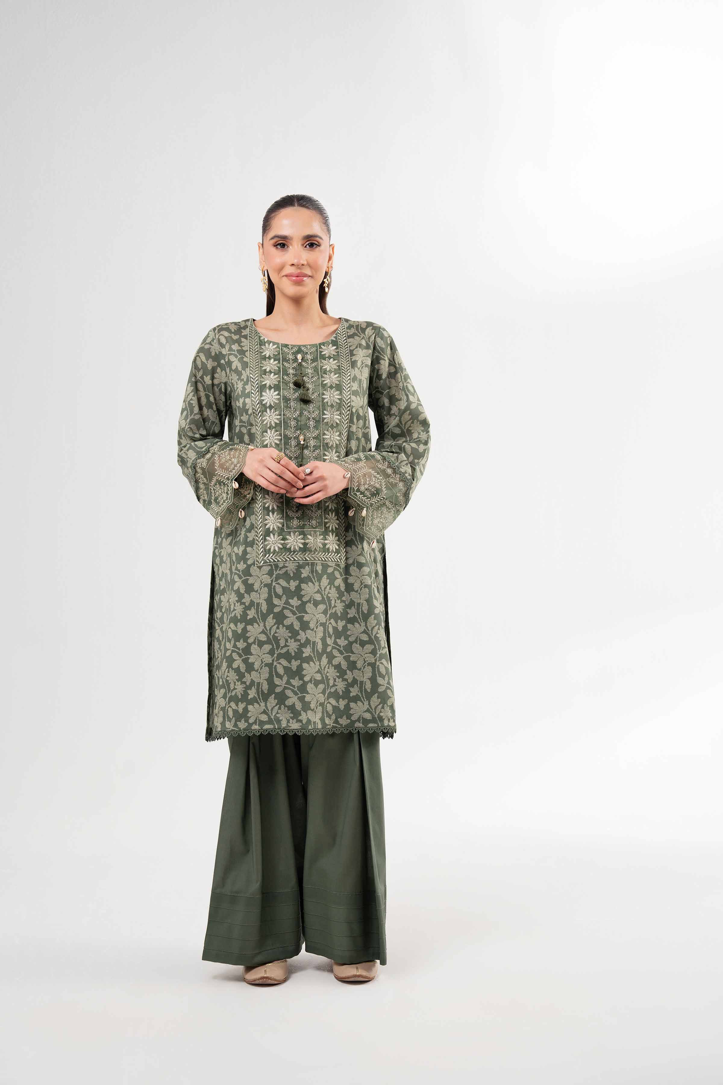 2 Piece - Printed Embroidered Suit - 42502071 - Image 4