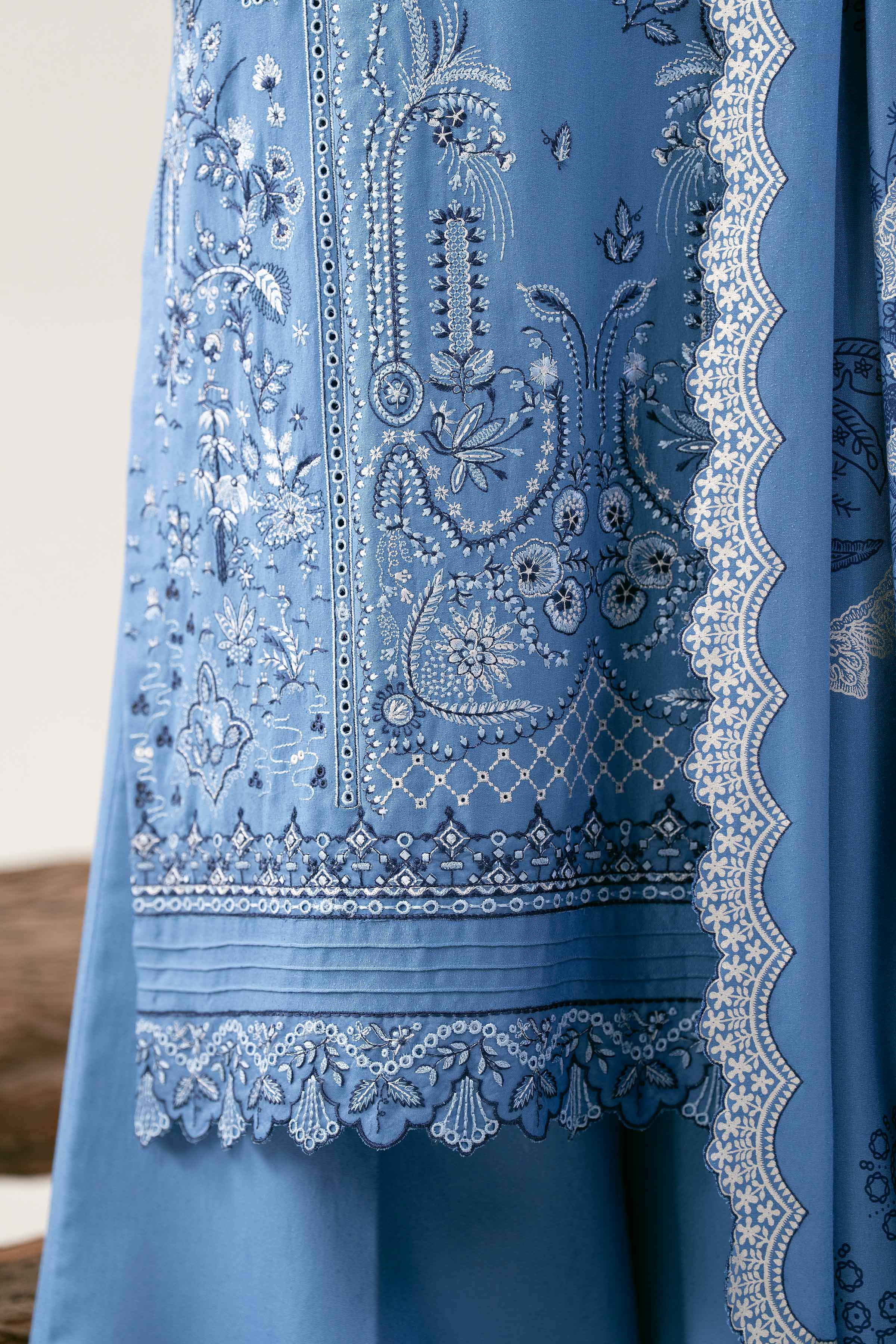 3 Piece - Printed Embroidered Suit - 42502747 - Image 6