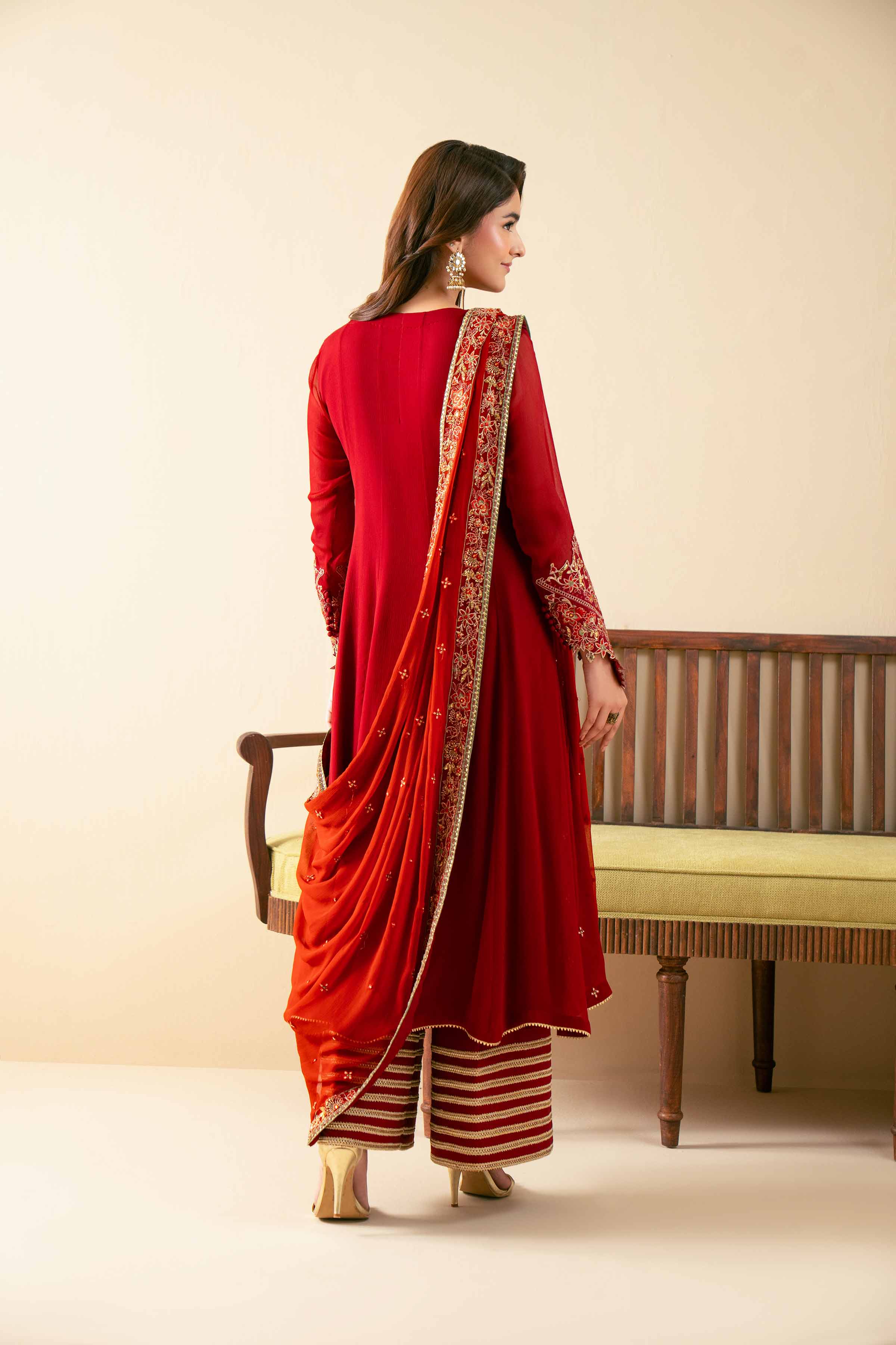 3 Piece - Embroidered Suit - 42502776 - Image 3